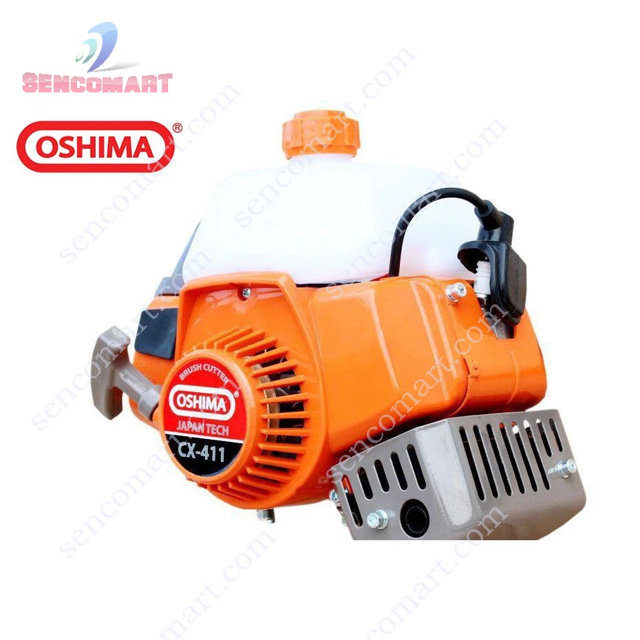 Máy Cắt Cỏ Oshima 411 cam xám