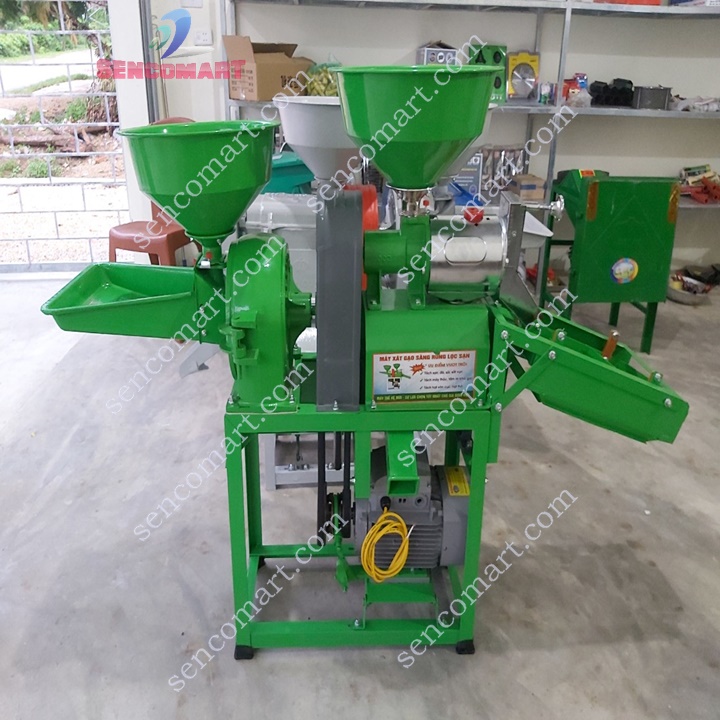 Máy xát gạo , nghiền bột Toàn Phát TF555 có lọc sạn