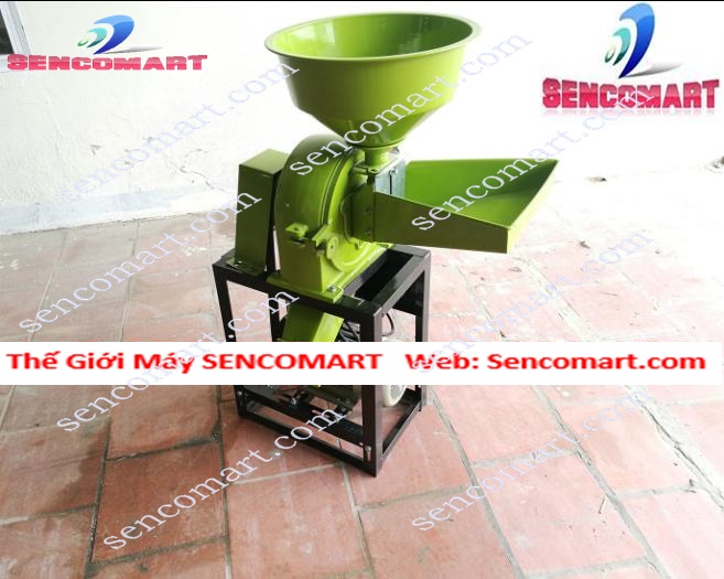 Máy nghiền thức ăn chăn nuôi sử dụng dao nghiền Sencomart
