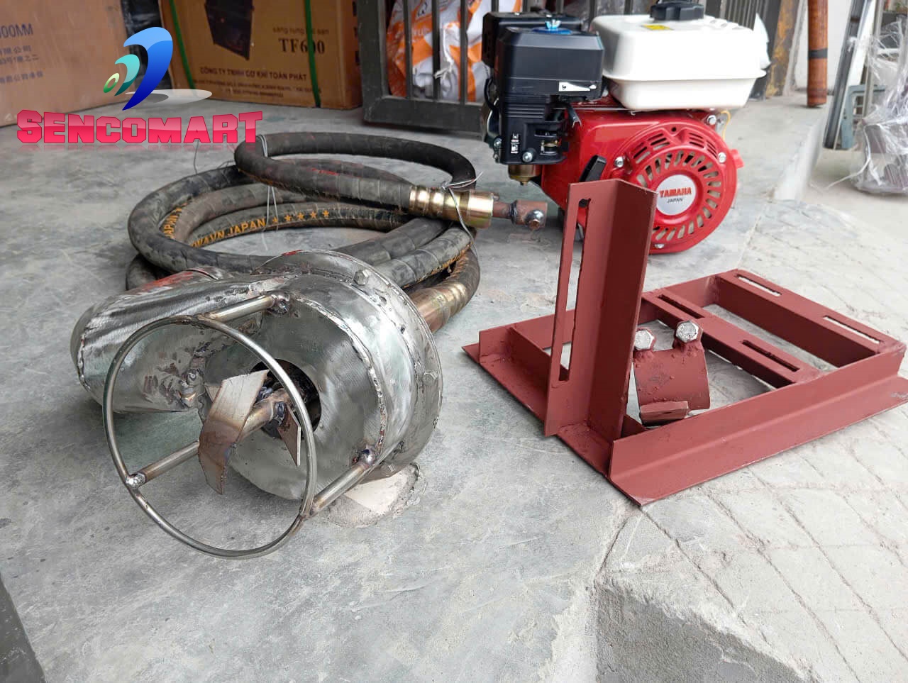 Máy Hút Bùn Thải INOX 304 KHÔNG HAN GỈ LOẠI CÁP MỀM HB-5M6N