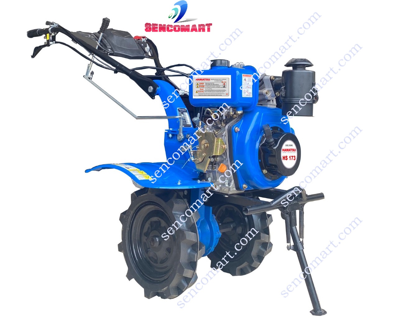 Máy xới đất chạy dầu Hamatsu 173F công nghệ Nhật Bản