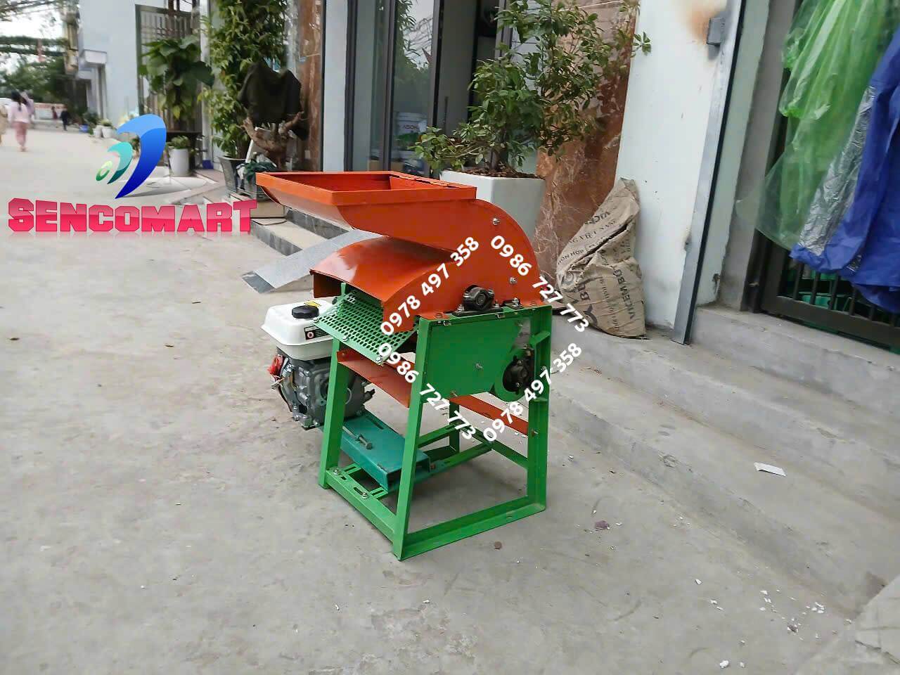 Báo giá máy tẻ ngô nguyên bắp liên hoàn, dùng động cơ xăng