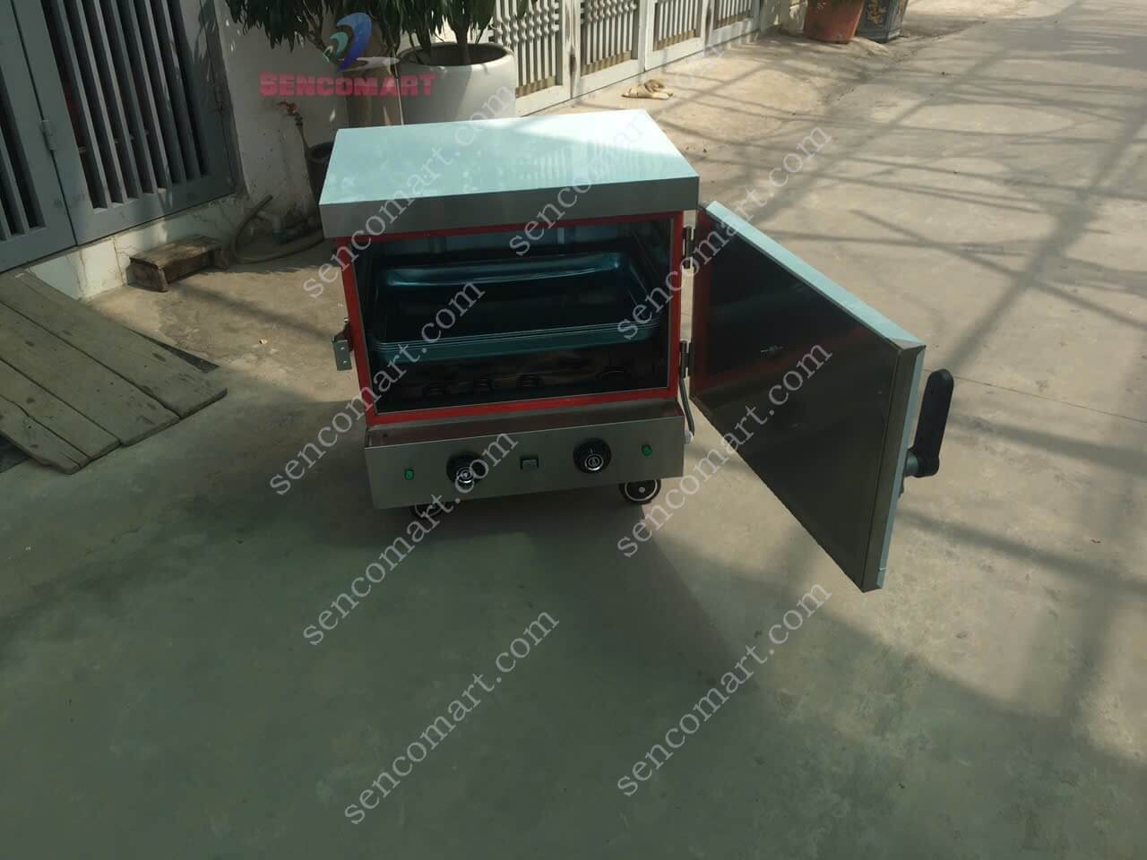 TỦ NẤU CƠM 4 KHAY CÓ HẸN GIỜ