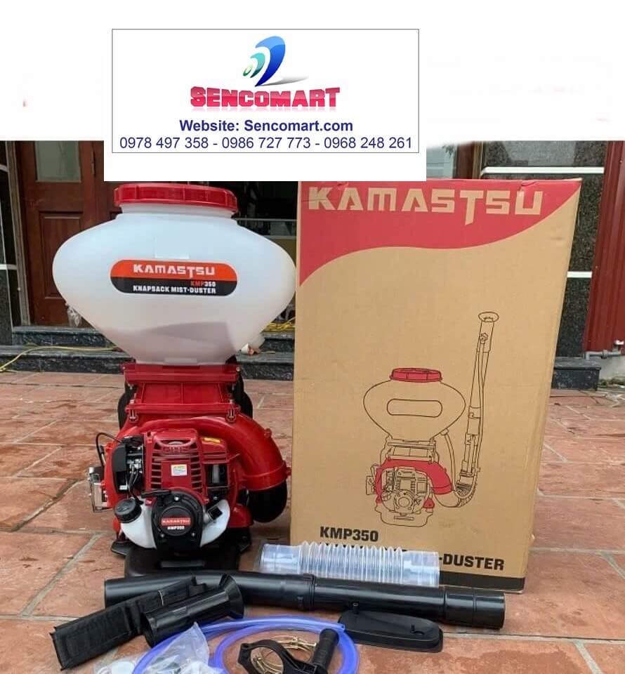 Máy Xạ Phân, Phun Vôi 4 Thì Kamastsu KMP 350 Chính Hãng