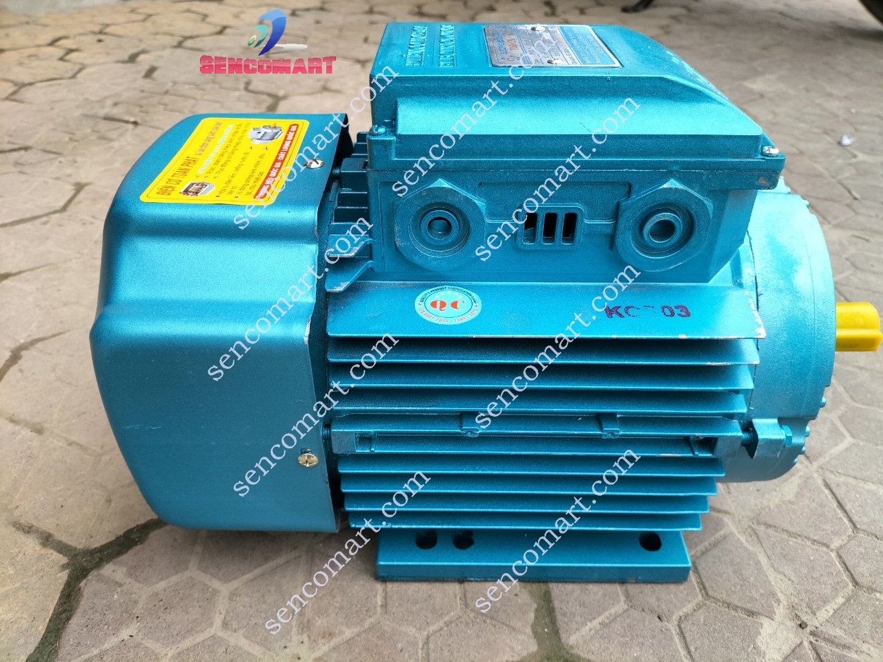 Motor 1.5kw TOFACO- Động Cơ Điện 1 pha 1,5KW (2hp) Tốc Chậm 1400v/p dây đồng 100%