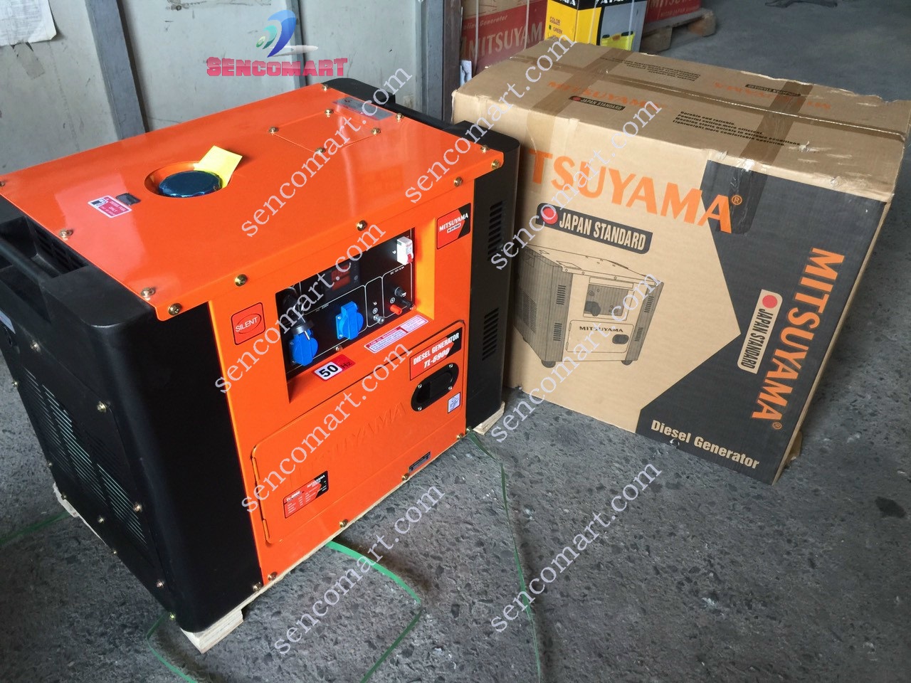 Máy Phát Điện Chạy Dầu 5Kw Mitsuyama TL-6900