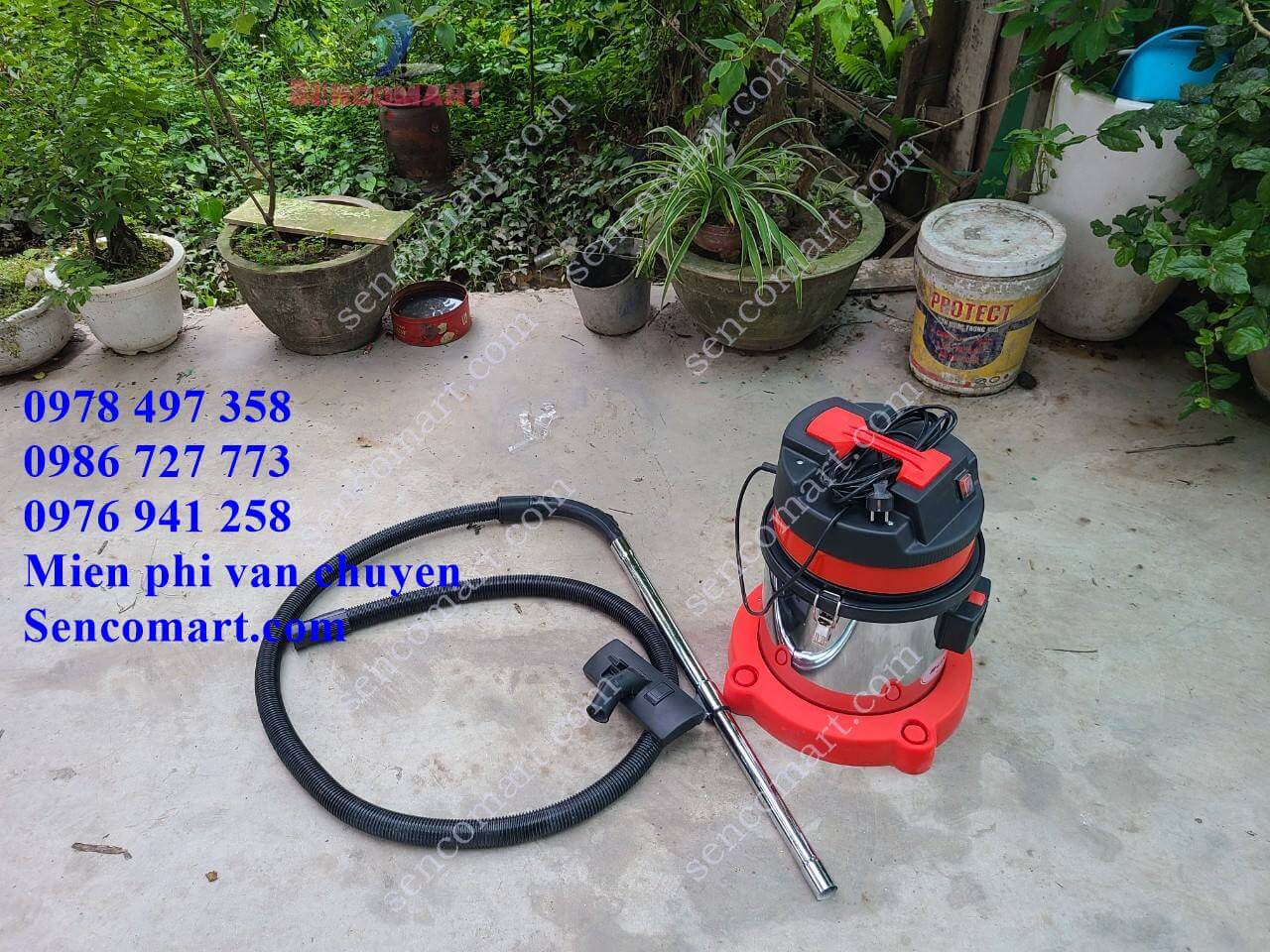 Máy hút bụi Kamura 20L hàng chính hãng công nghệ Nhật 2024