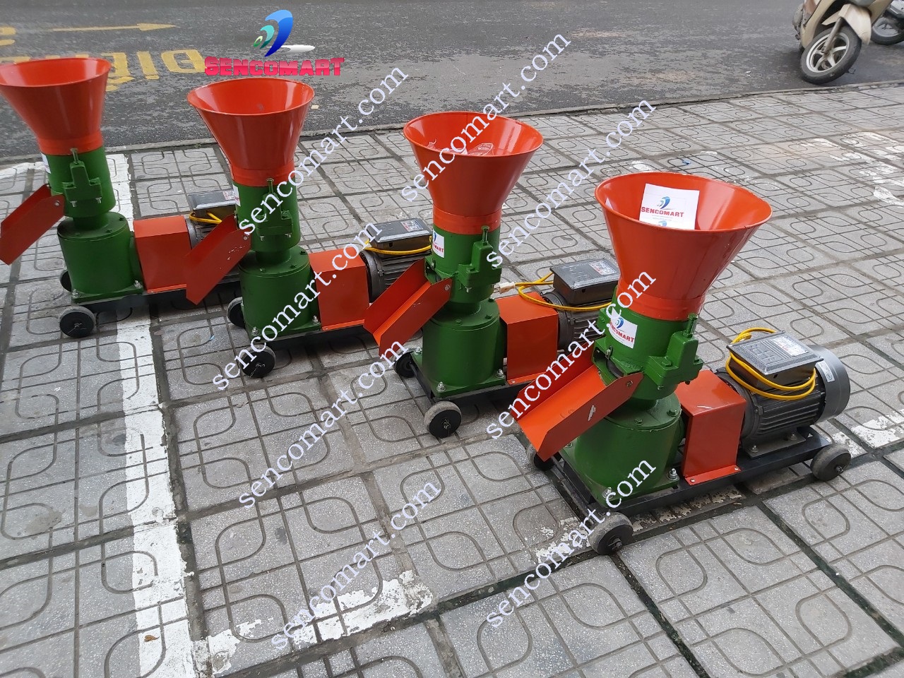 MÁY ÉP CÁM VIÊN TRỤC ĐỨNG SENCO150 PLUS MẪU MỚI NHẤT 2021