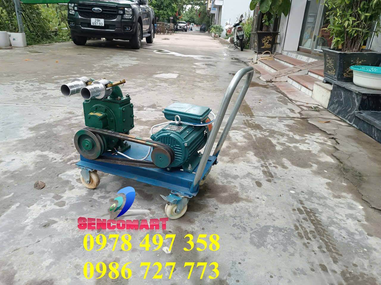 Bơm Chìm Hút Bùn 4kW 1 Pha - Họng 50mm, Cánh Thép Đặc