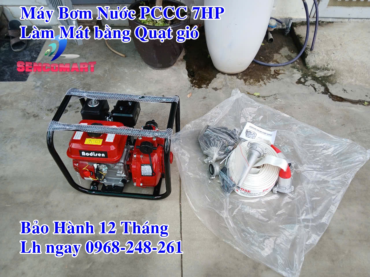 Máy bơm chữa cháy chất lượng, uy tín tại Sencomart