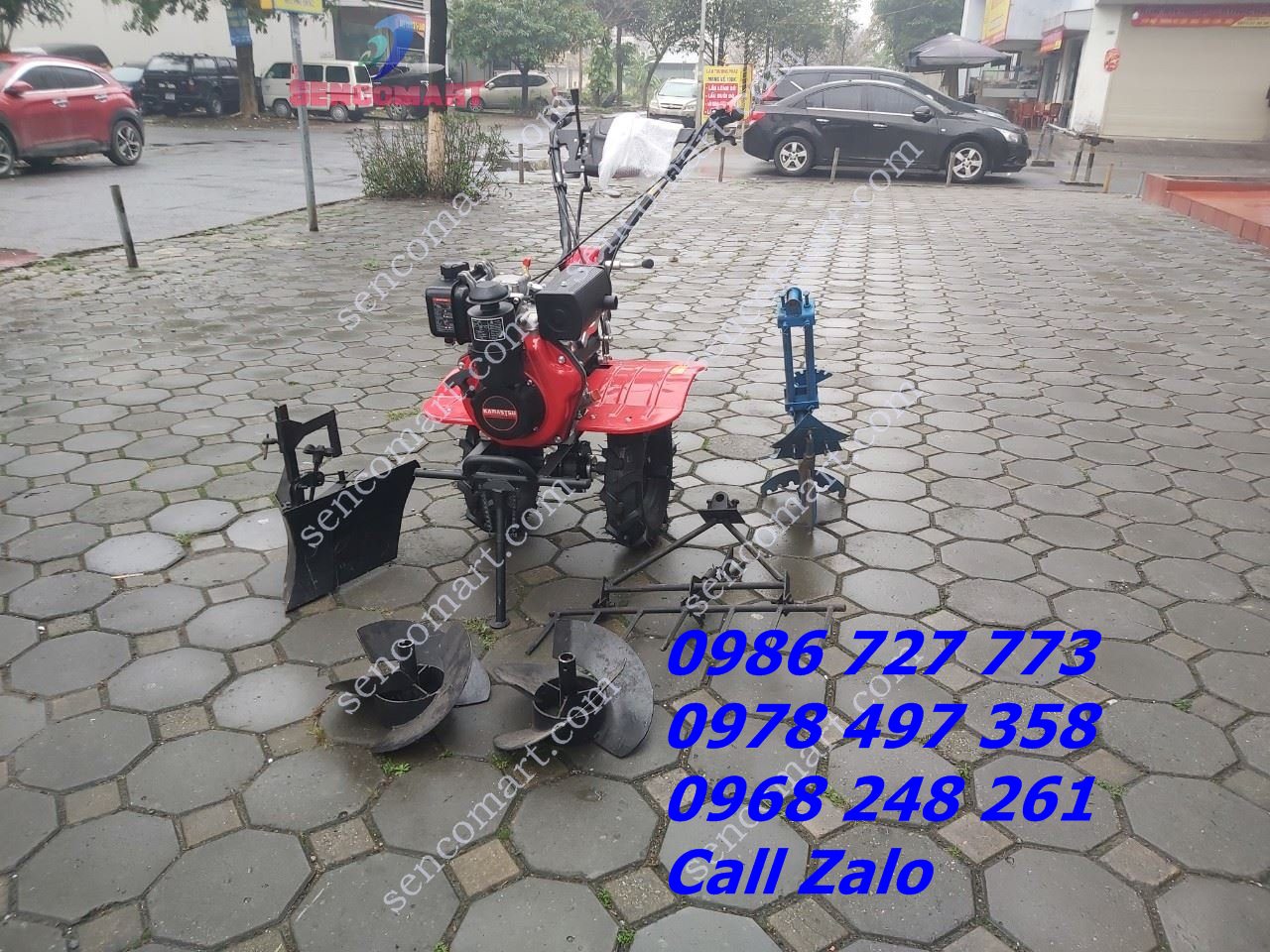 Máy xới đất chạy dầu Kamastsu KM 950H ( có chuyển hướng)