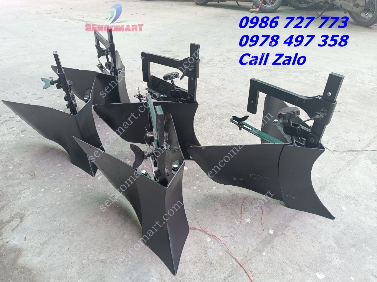 Rạch Rãnh, Tạt Đất, Xẻ Rãnh Cánh Bướm Lắp Máy Xới Đa Năng