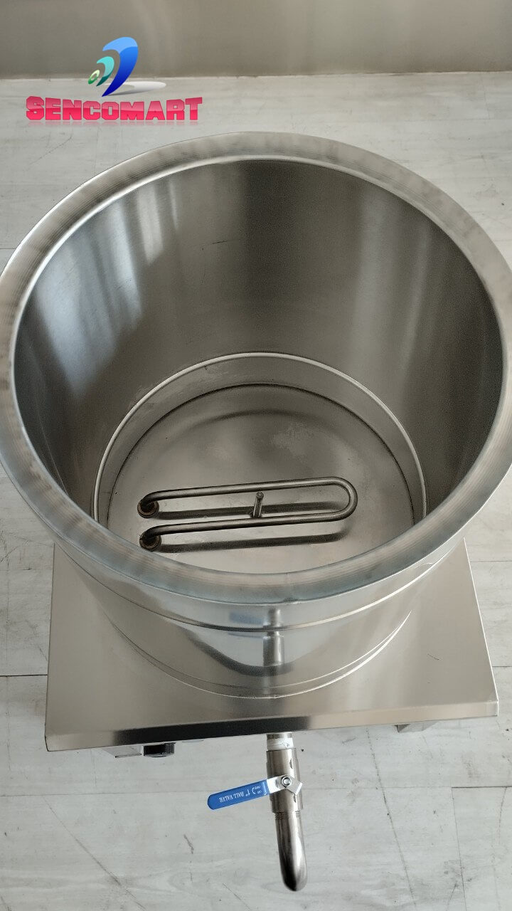 Nồi Nấu Phở Điện 40L Đế Vuông 3 Lớp Bảo Ôn Giữ Nhiệt