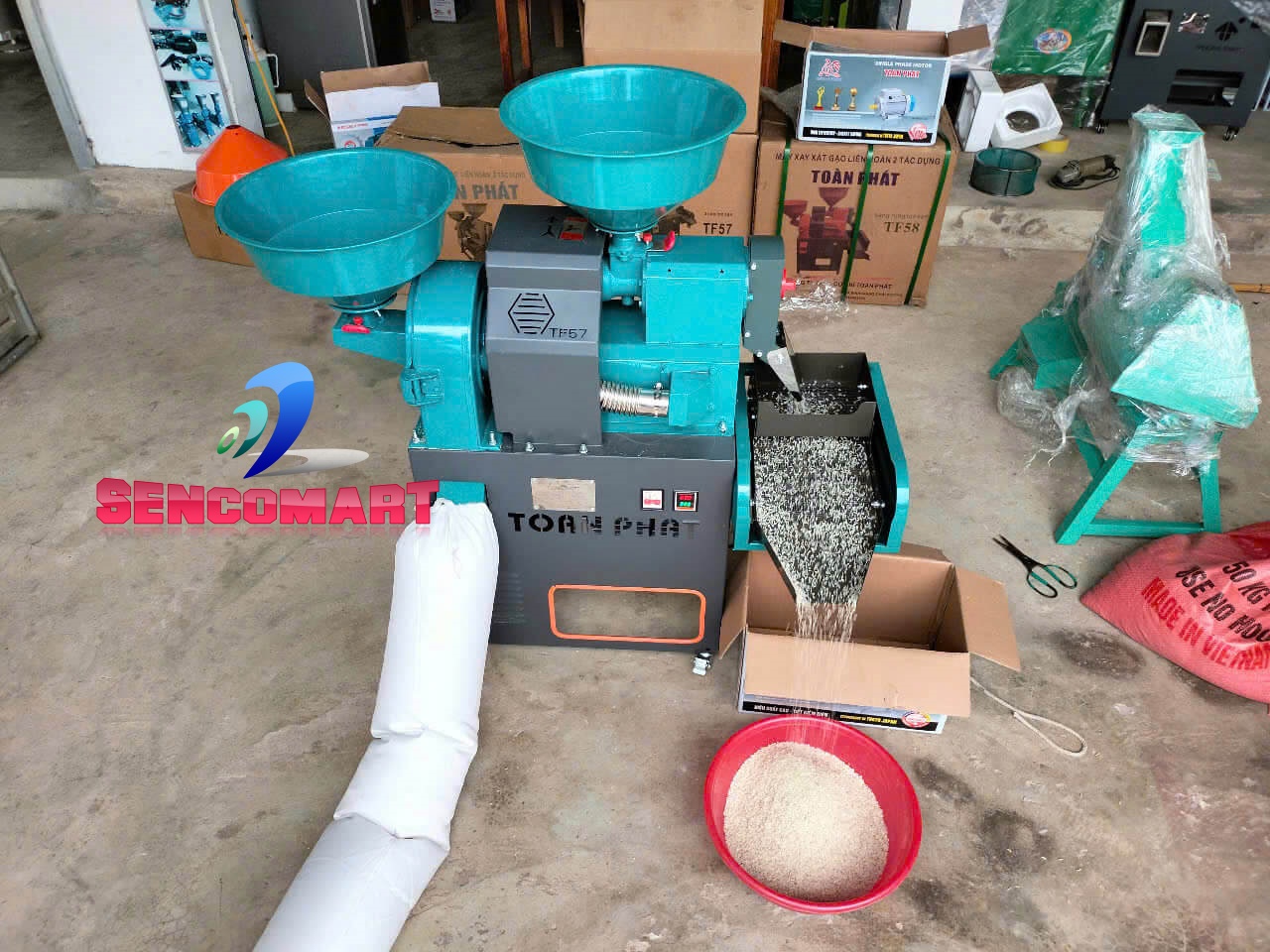 Máy Xát Gạo Toàn Phát TF57 LIên Hoàn