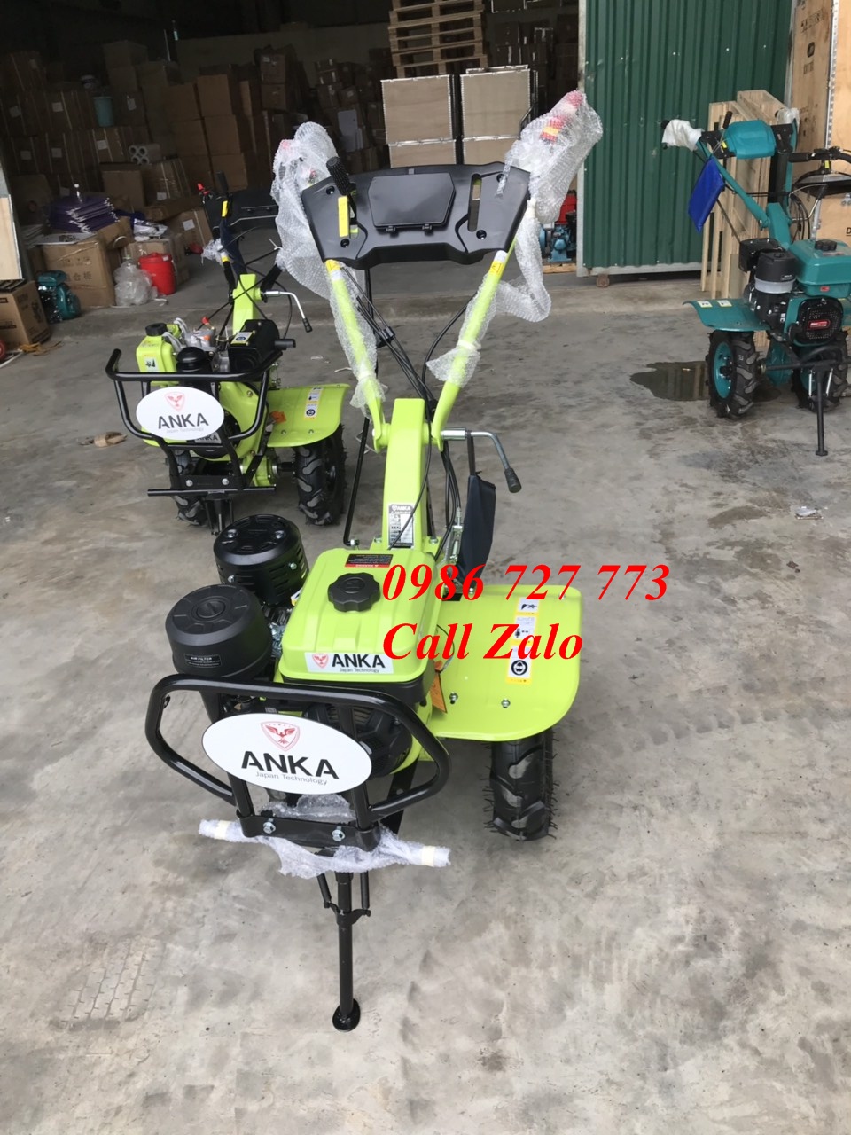 Máy Xới Đất Chạy Dầu Anka 173F Chính Hãng Đức