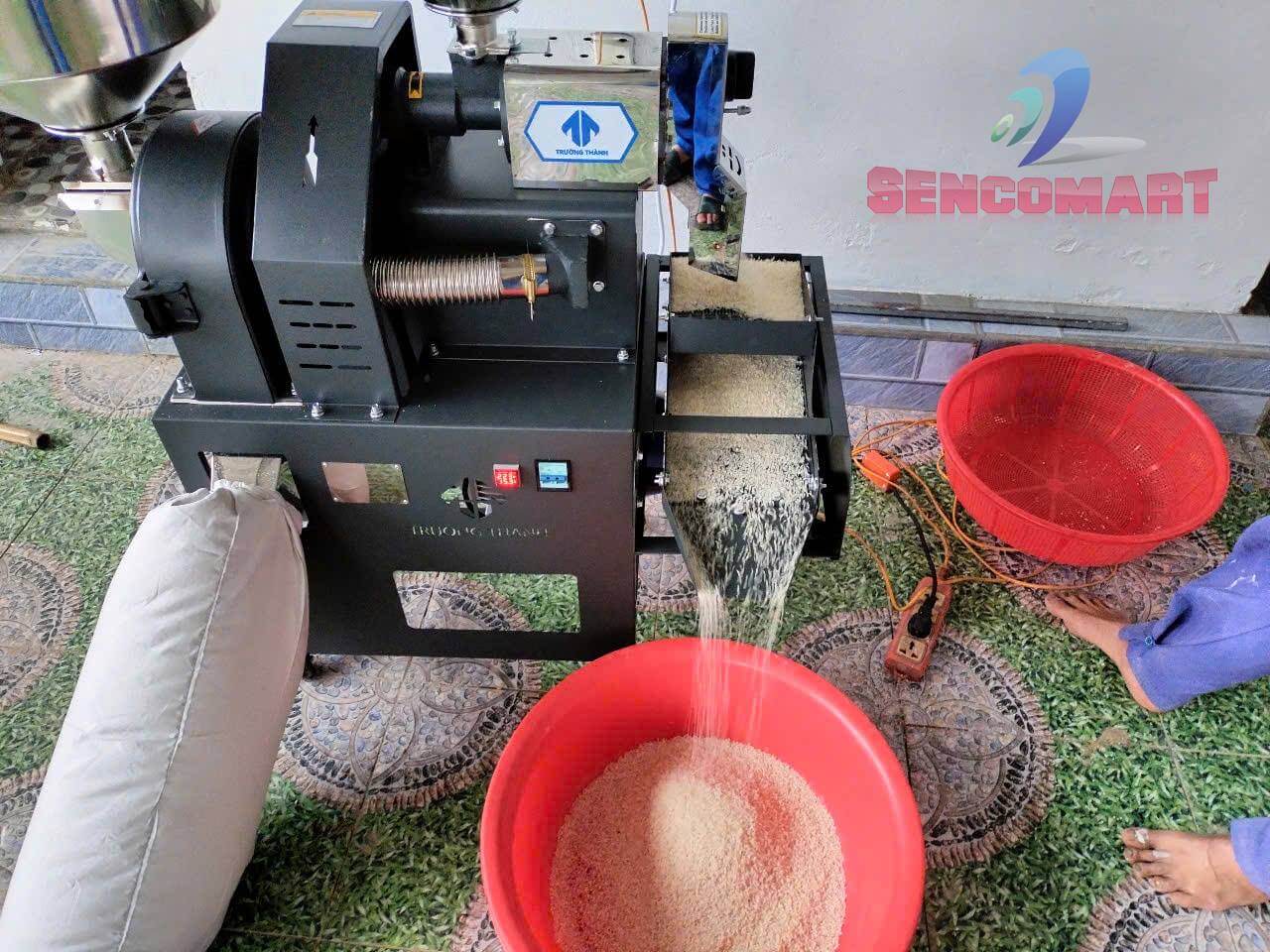 Máy xát gạo Trường Thành inox 3,5kw