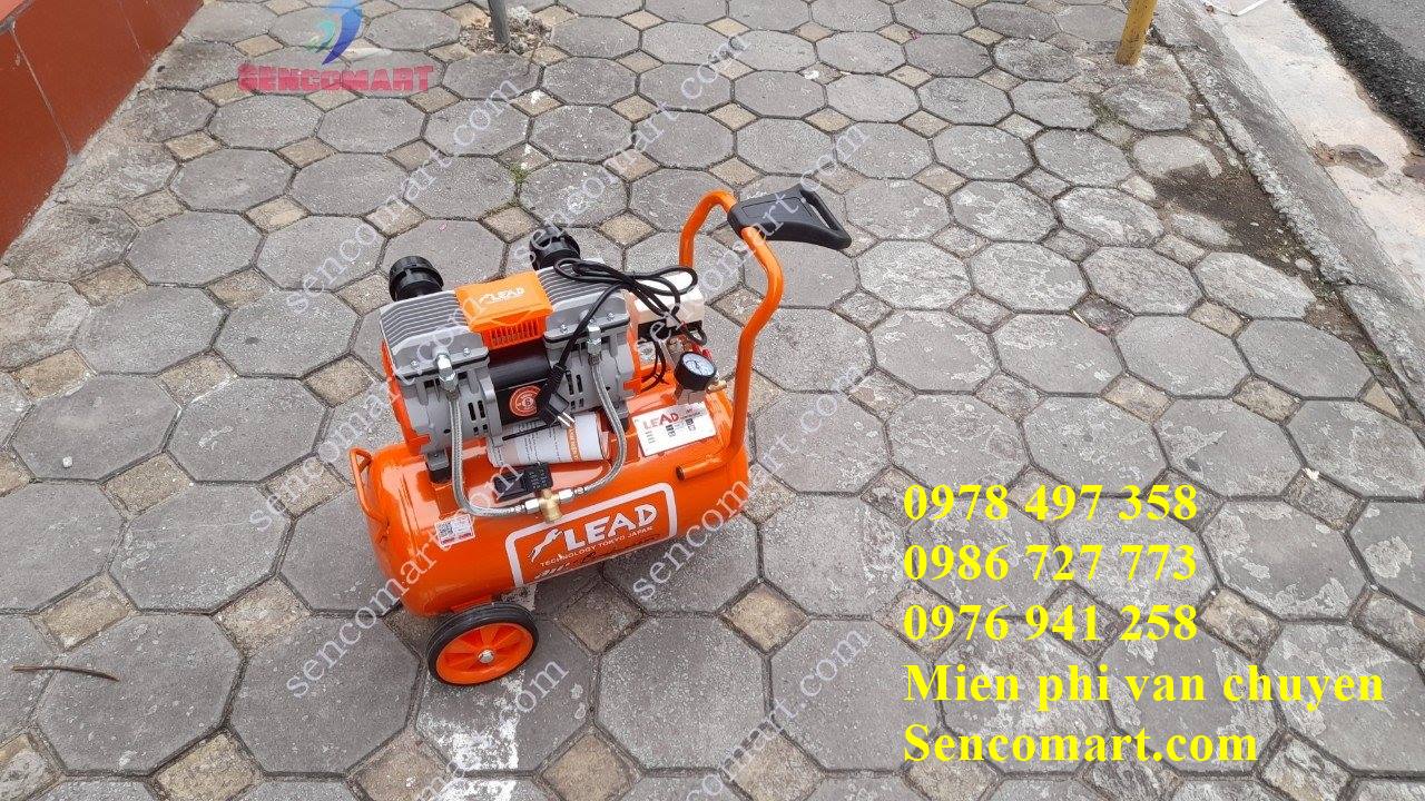 Máy nén khí 30 lít không dầu Lead, hàng nhập khẩu tại Sencomart