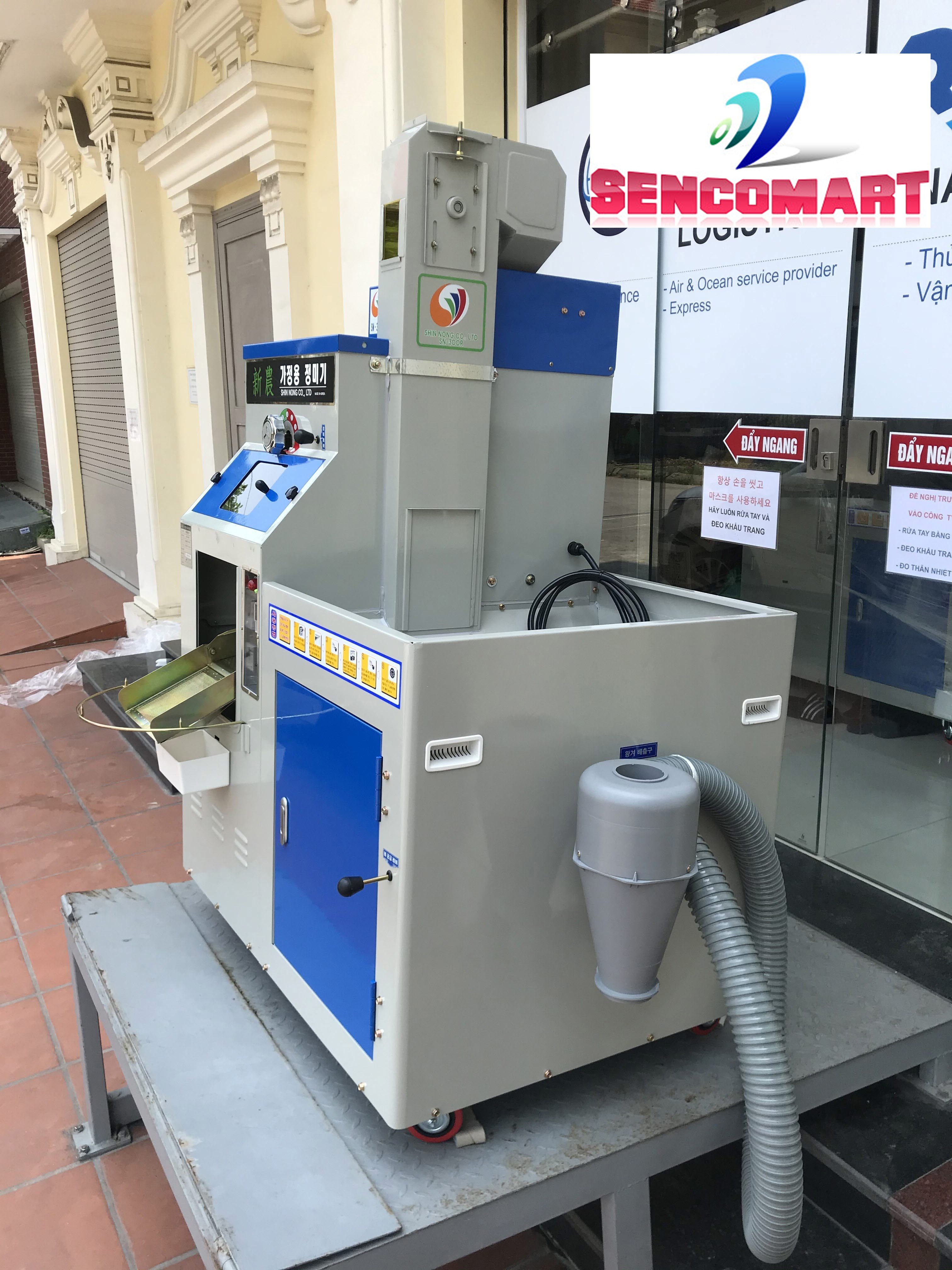Máy xát gạo Hàn Quốc SN-300R- Máy xát gạo lức, xát gạo tách tấm hoàn toàn tự động