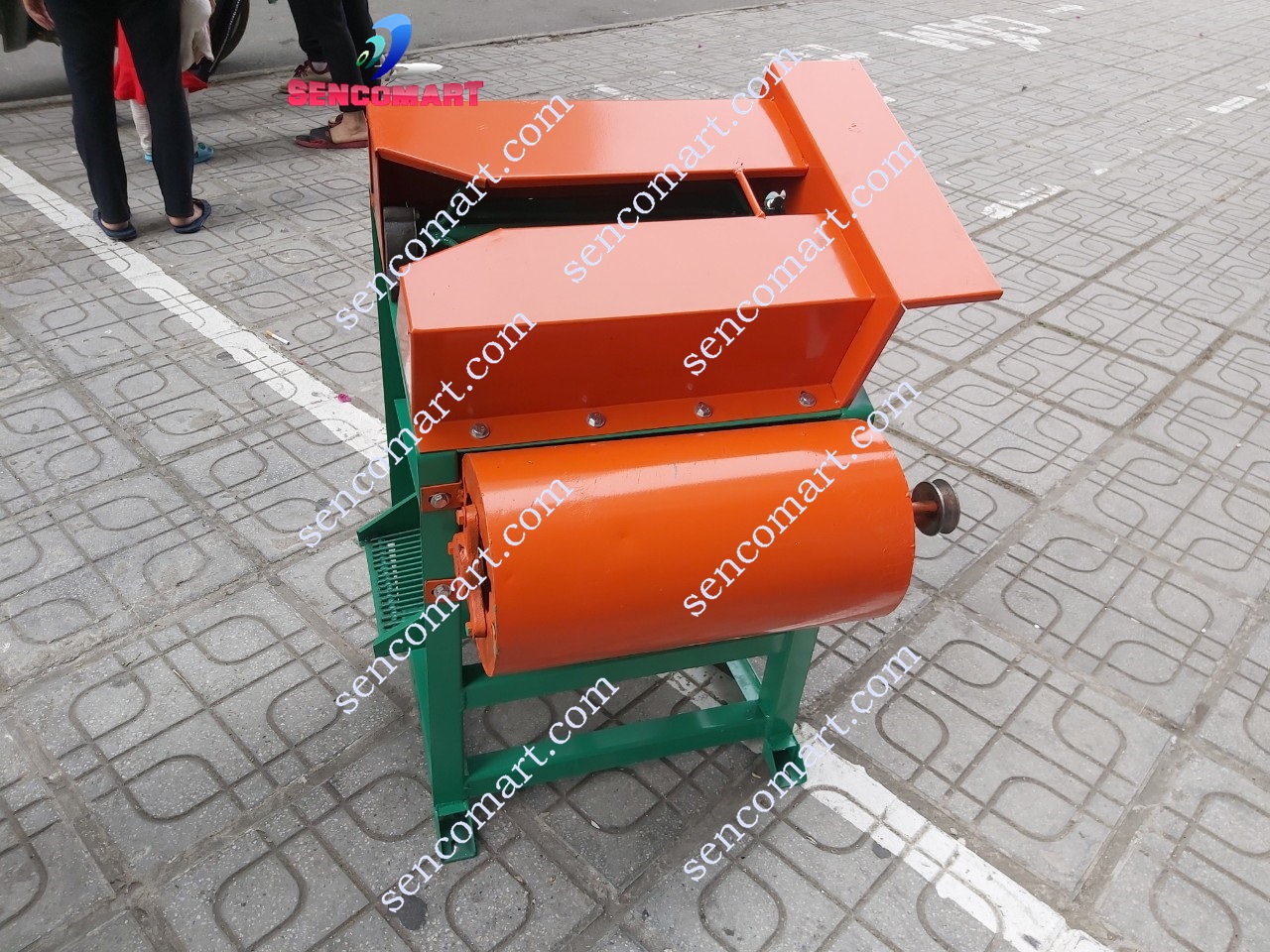 Máy tuốt lạc sạch 100% không bao gồm động cơ