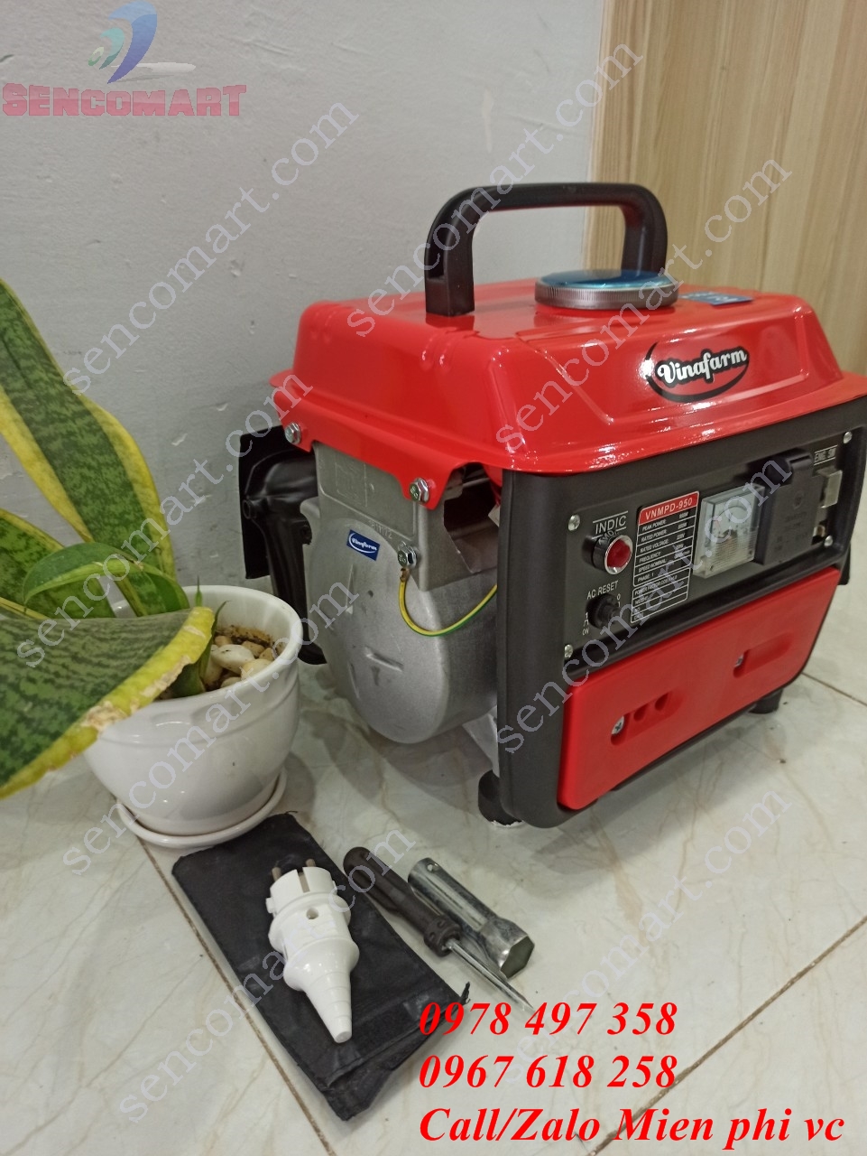Máy phát điện Vinafarm 950W. Máy phát điện mini siêu tiện dụng dùng cho gia đình, du lịch