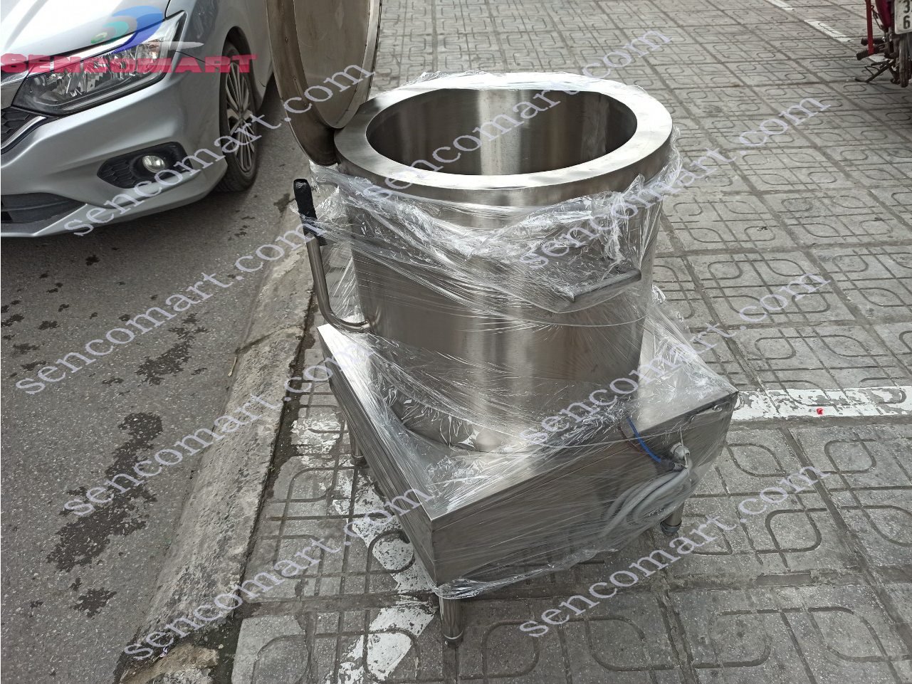 Nồi Nấu Cháo Dầu 60L Công Nghiệp Sencomart