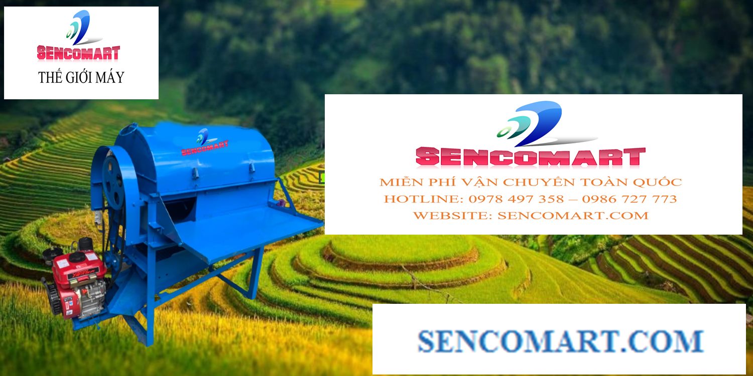 Máy Tuốt Lúa Chạy Xăng YAMAHA 6HP