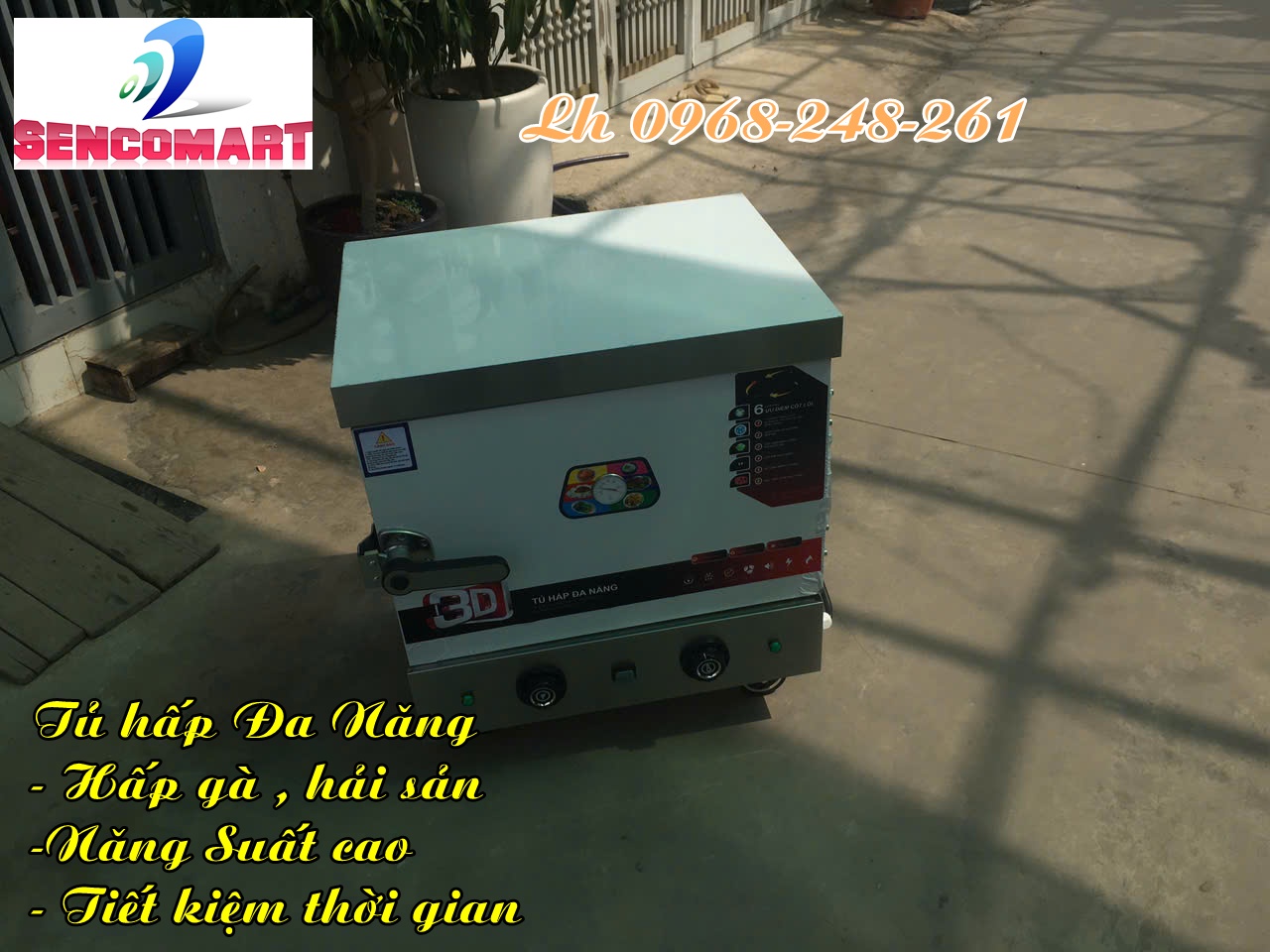 Tủ nấu cơm tiện ích - 4 khay