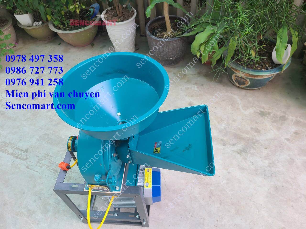 Máy xay ngô mini gia đình, có đủ các loại sàng