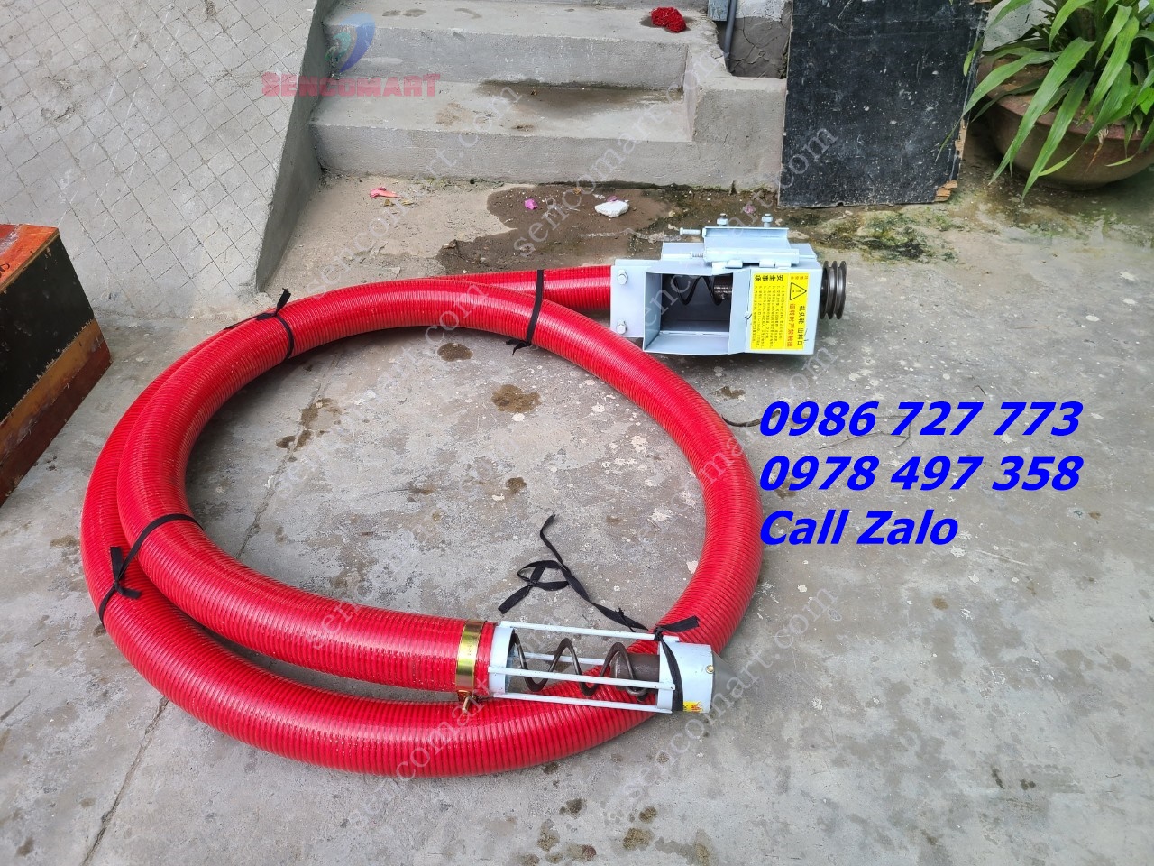 Máy hút lò xo, hút cát đóng bao, hút hạt nhựa điện 1 pha/3pha