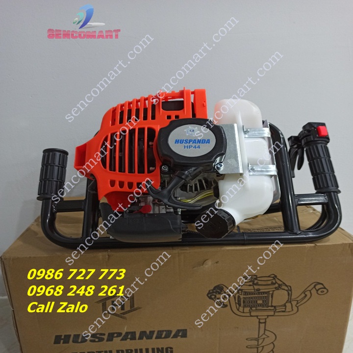 Máy khoan đất Huspanda H480, máy đào hố trồng cây công suất 2.4kw