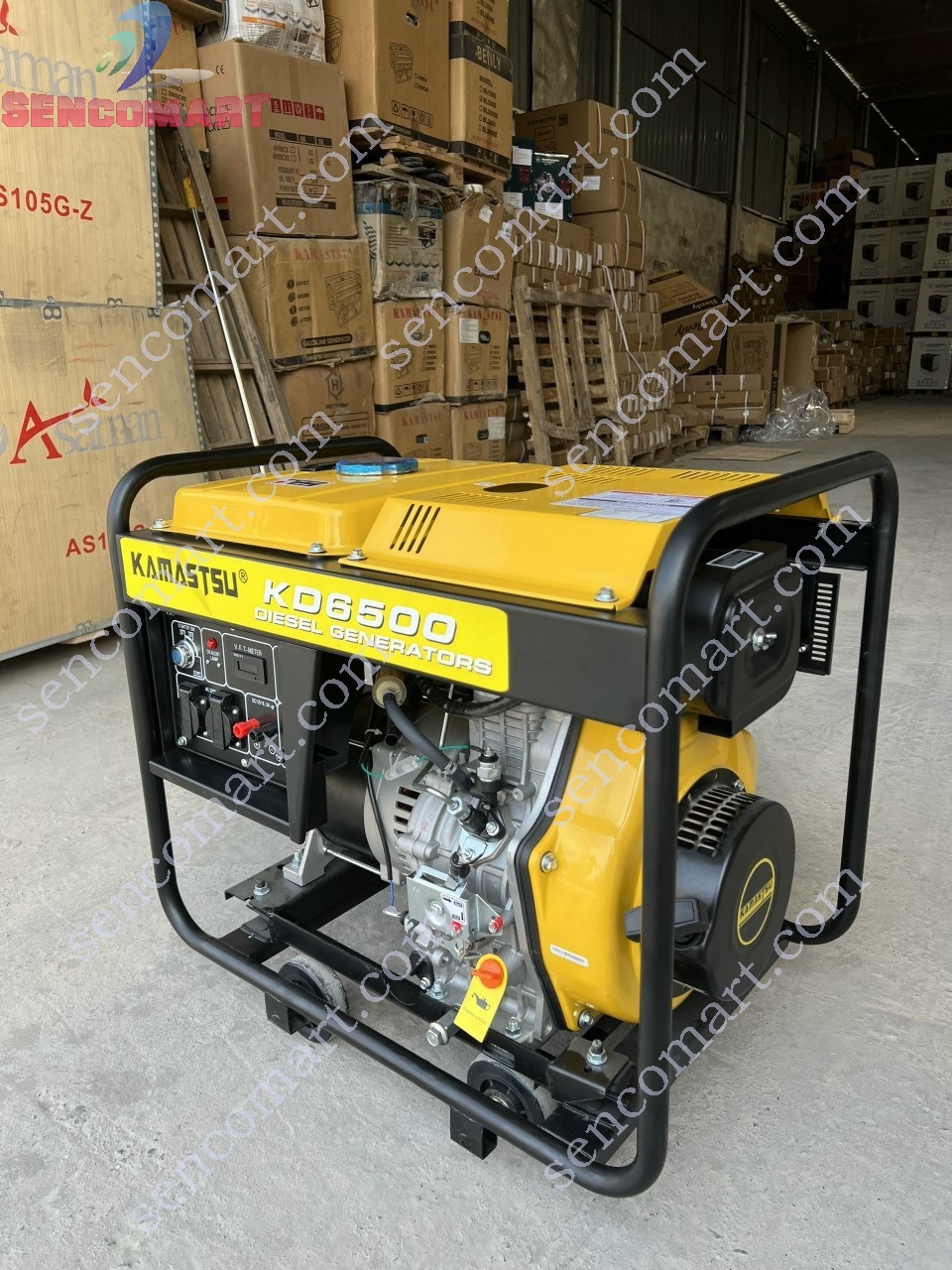 Máy phát điện chạy dầu 5kw kamastsu KD6500