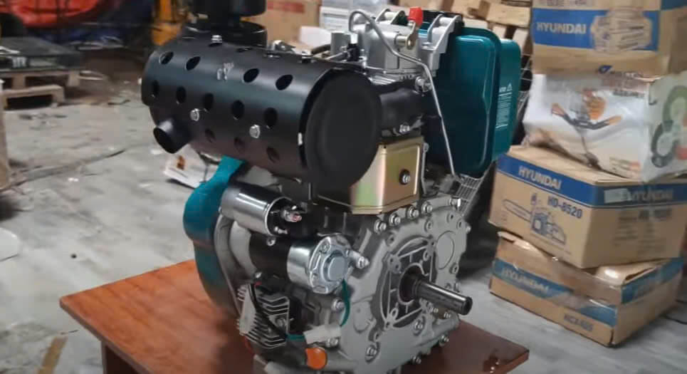 Đầu Nổ, Động Cơ Dầu Có Đề Yamaha 192, 195F