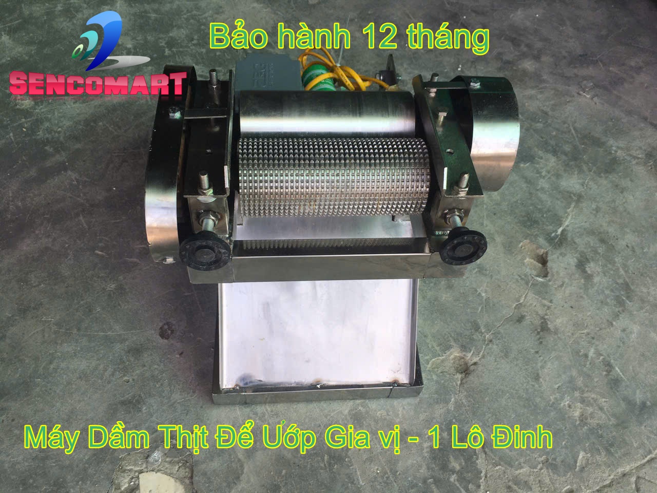 Máy cán thịt dầm thịt để ướp gia vị