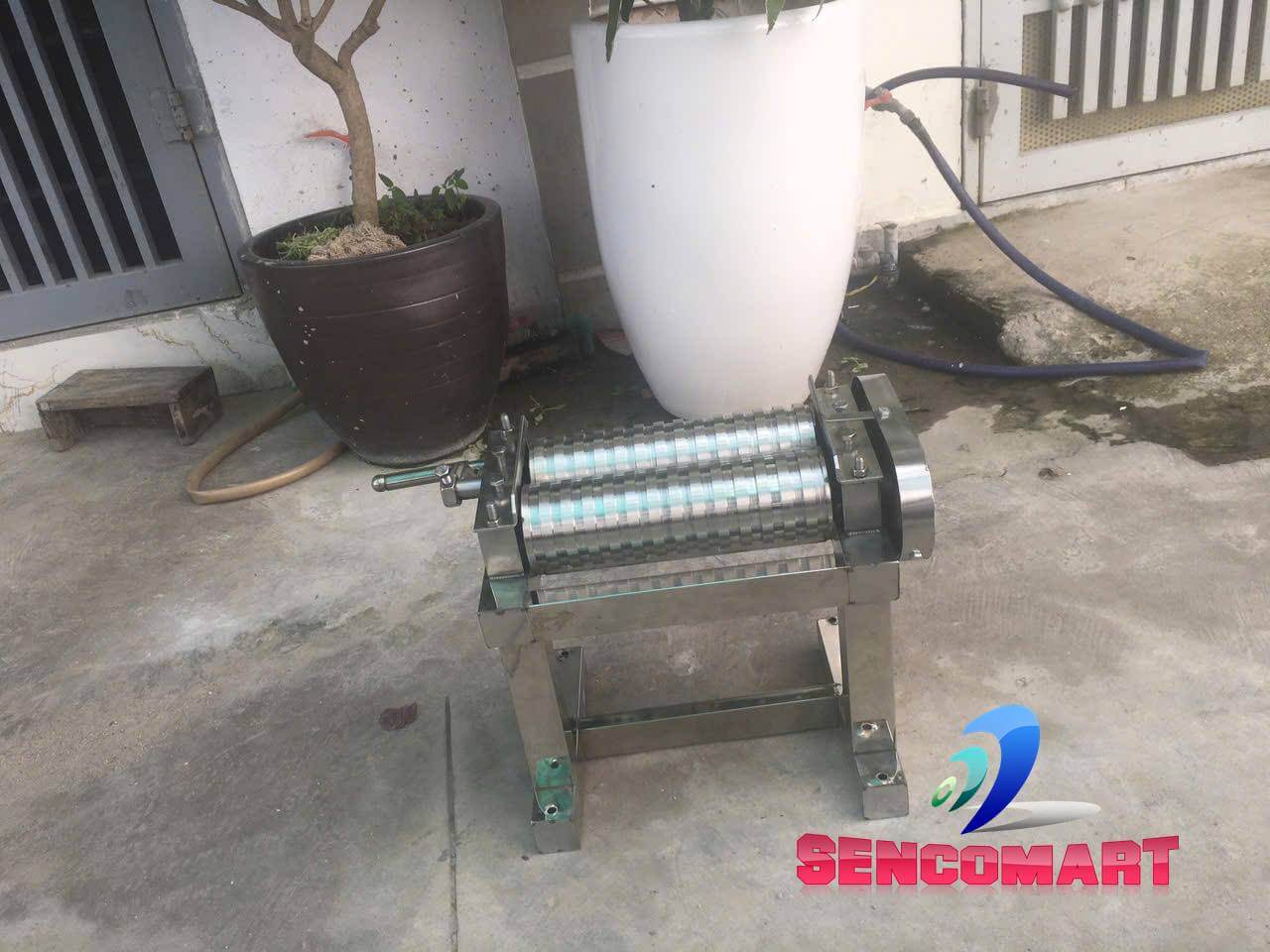 Máy Cắt Bánh Tráng Rãnh 2cm Chuẩn Xác | Inox 304