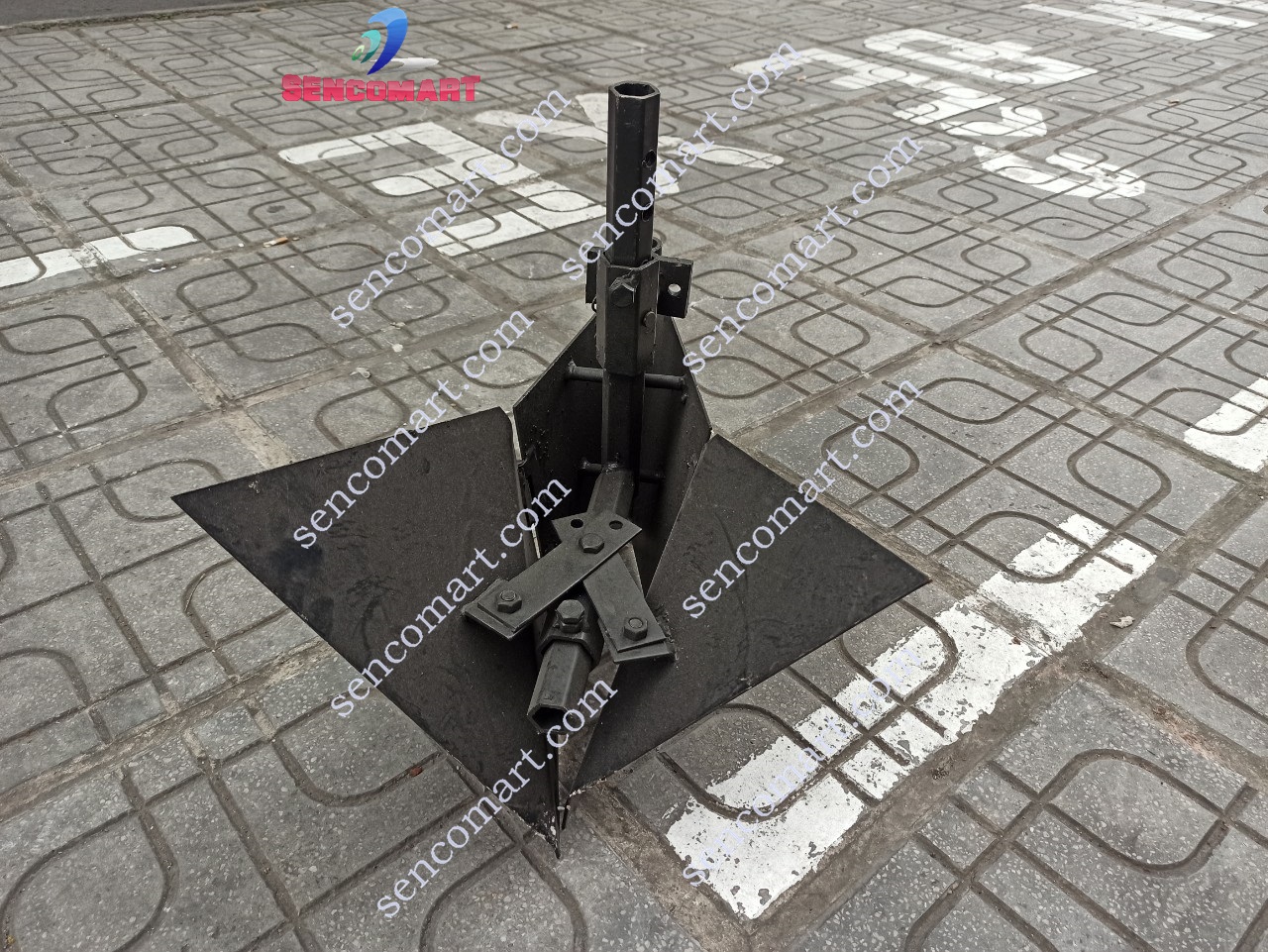 Bộ lên luống gắn máy xới đất, máy cày