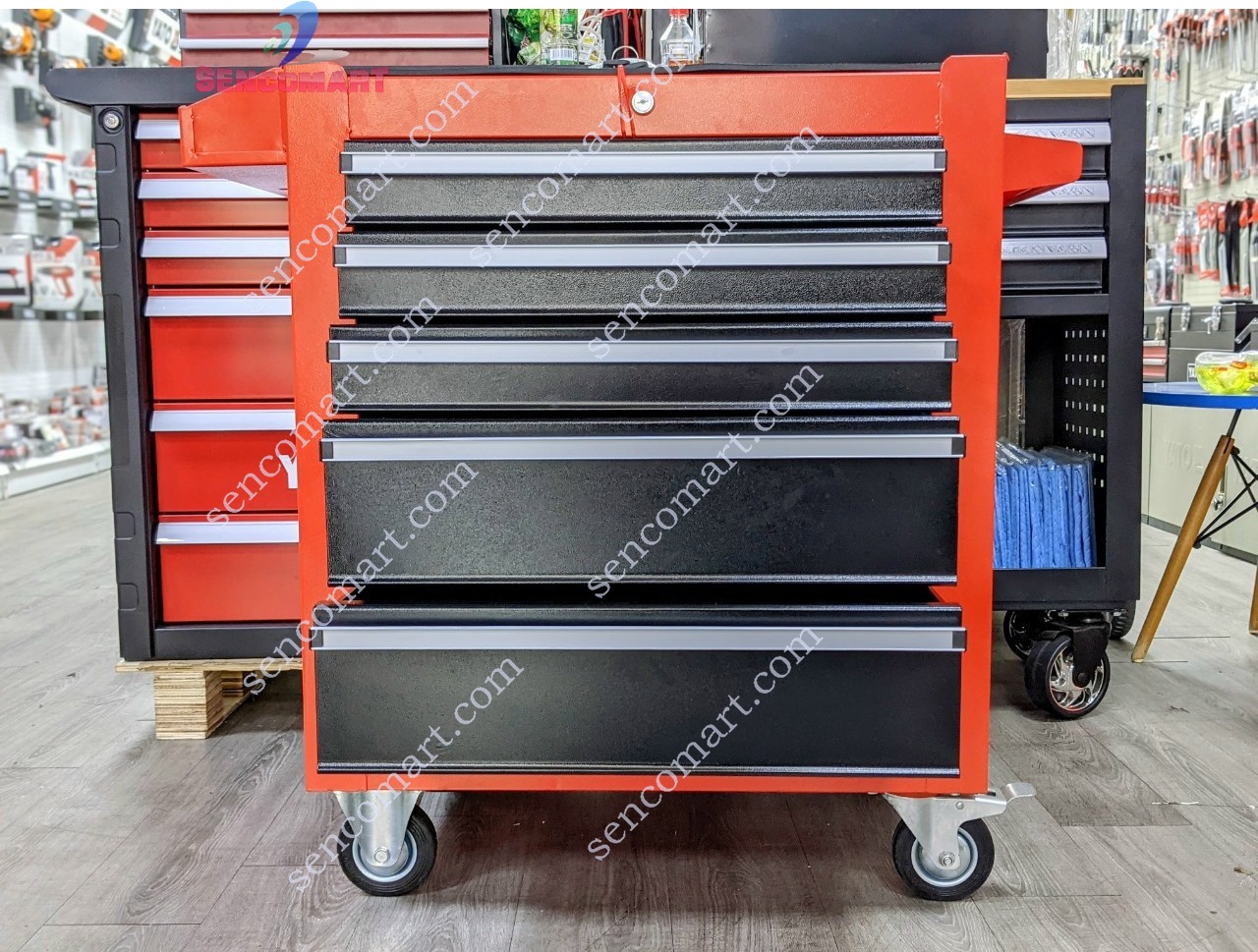 Tủ đựng đồ nghề Kocu KC-37 Model Mới, tủ đựng đồ nghề 5 ngăn