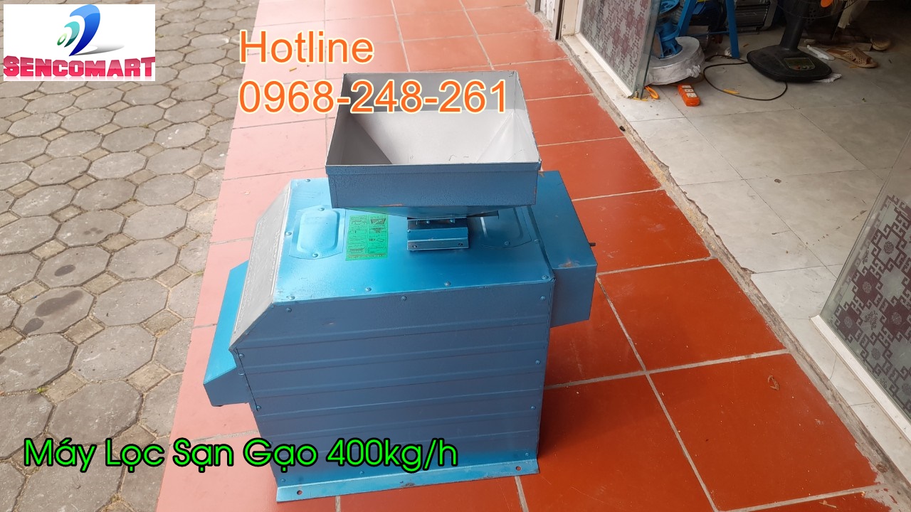 Chuyên tư vấn - cung cấp Máy lọc sạn gạo thổi trấu hết sạch bụi năng suất 400kg/h