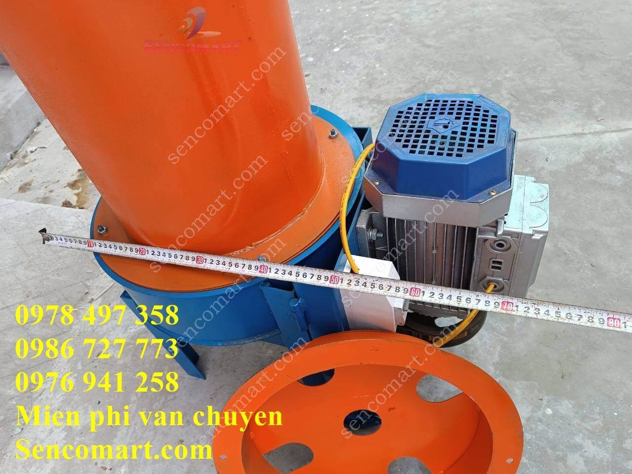 Máy băm xơ dừa, nghiền nguyên trái xơ dừa. Sản xuất 100% hàng Việt Nam, động cơ 3,5kw (4,7HP) dây đồng