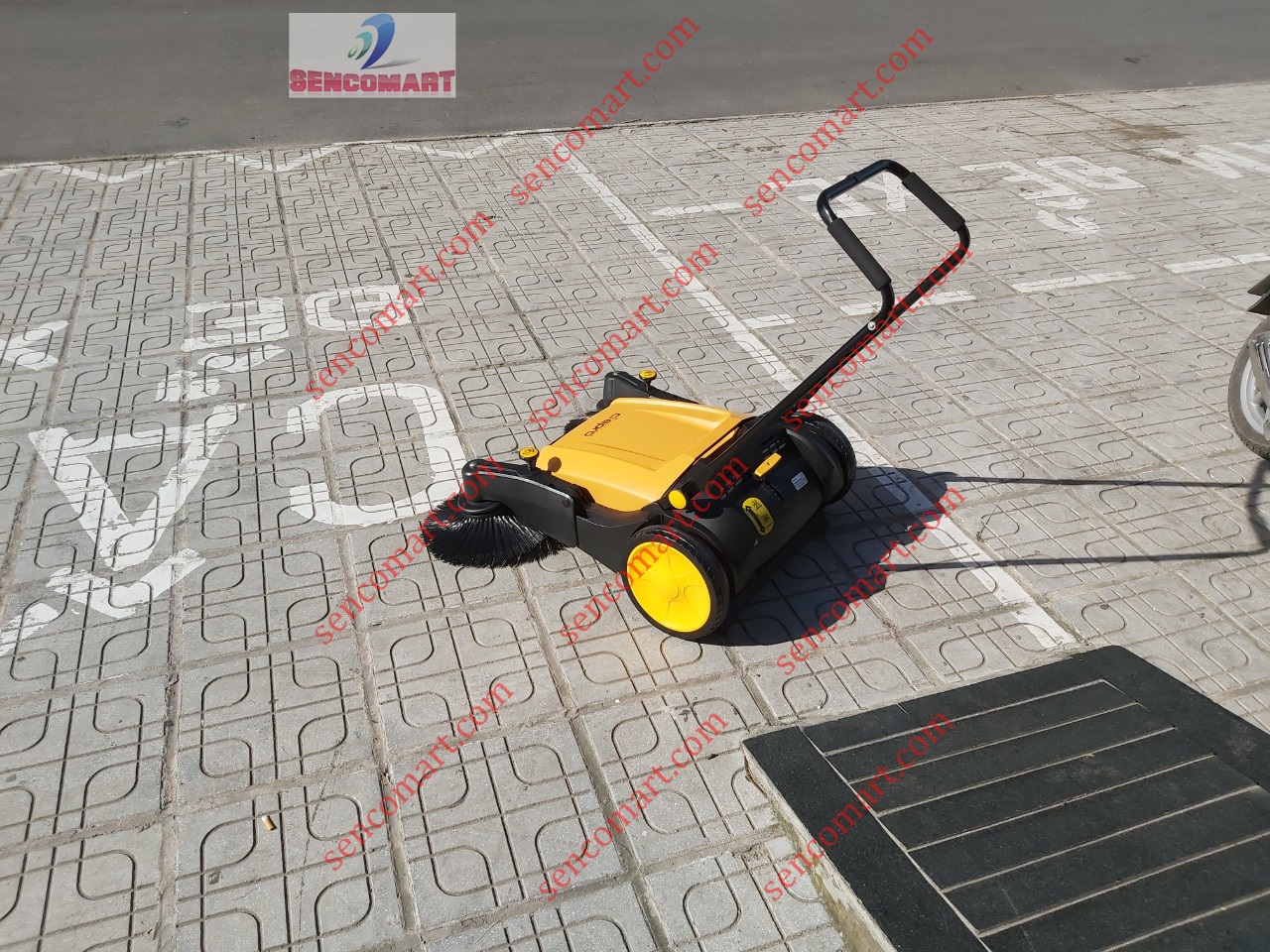 Xe quét rác đẩy tay clepro 103/2 chính hãng italia