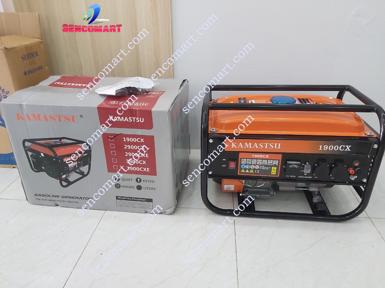 MÁY PHÁT ĐIỆN GIA ĐÌNH 1,5KW KAMASTSU 1900CX