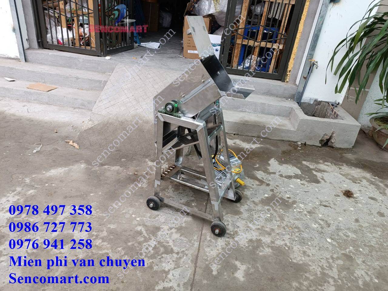 Máy xay đá cây xay đá viên phục vụ quán cafe