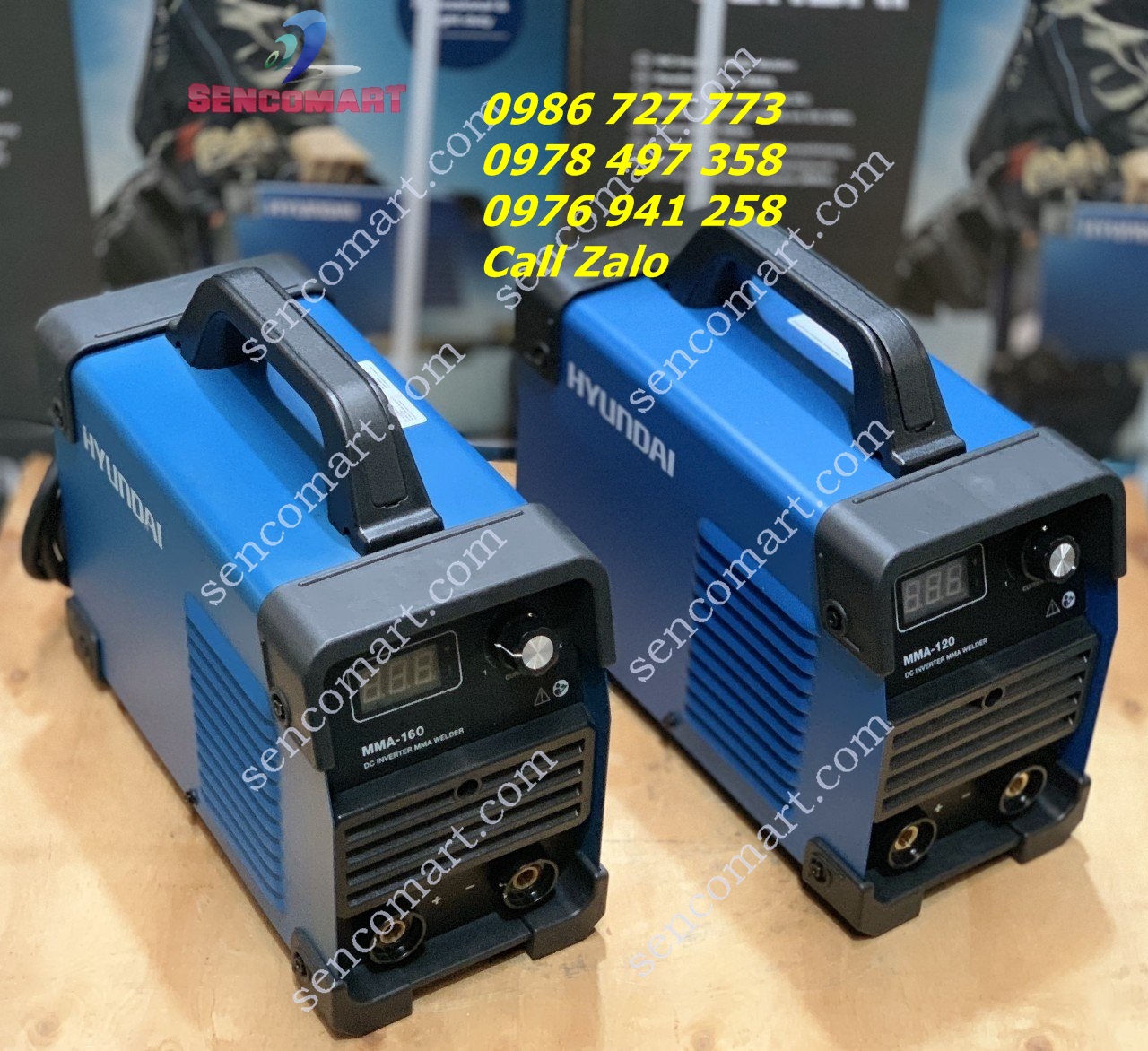 Máy Hàn Que Hyundai MMA 160 Hàn Quốc