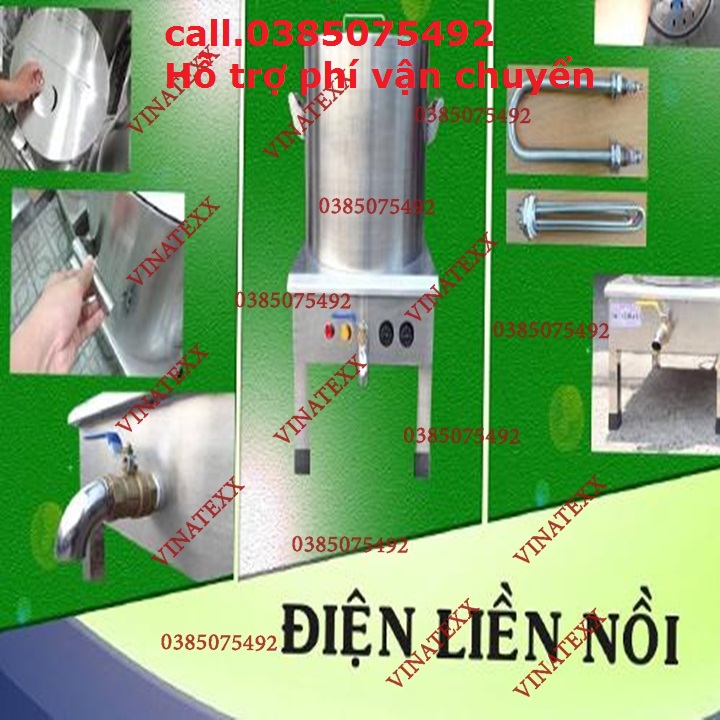 Nồi nấu nước lèo bằng điện 220v INOX 304 chống han rỉ