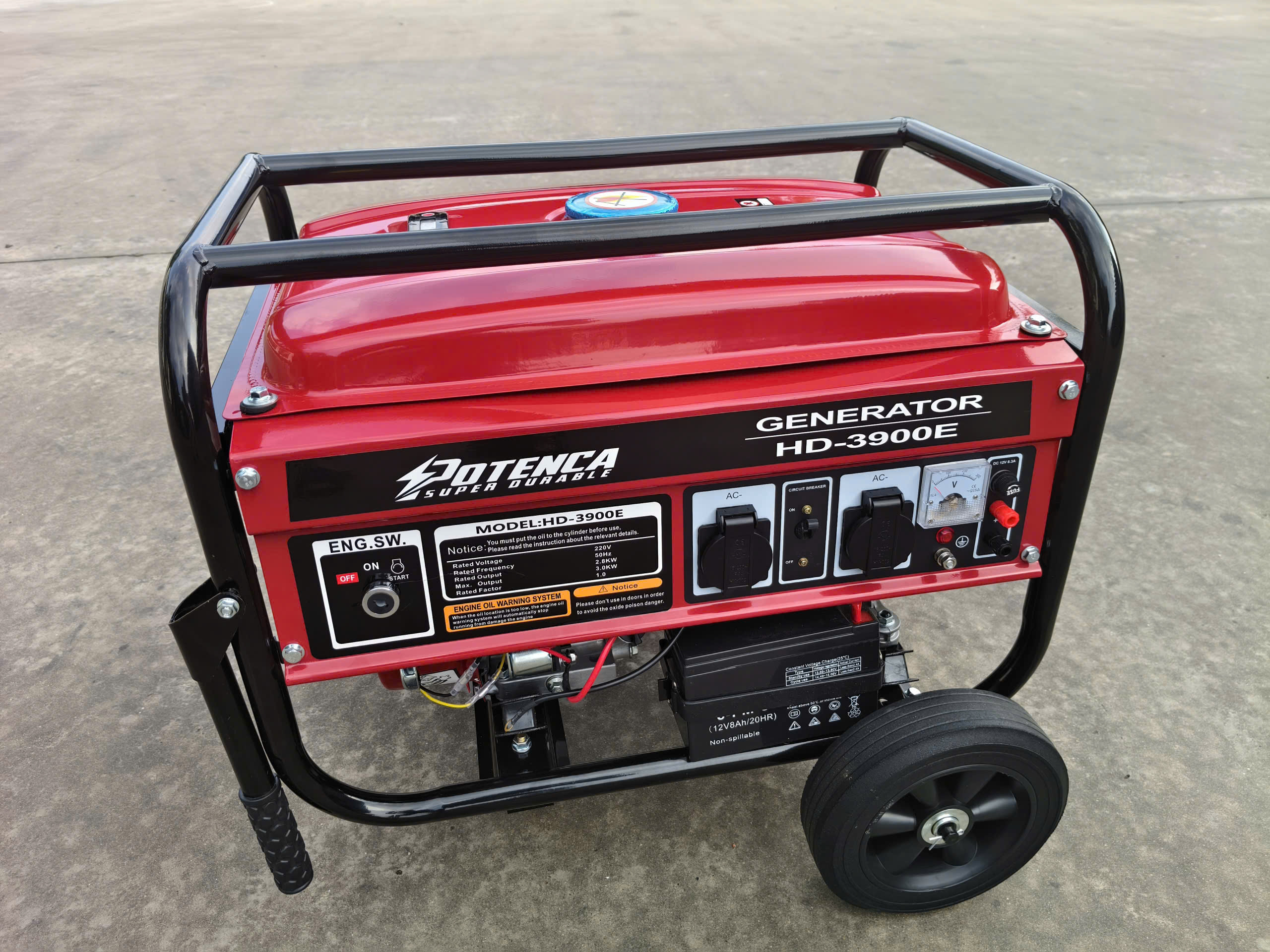 Máy phát điện chạy xăng 3.2kw Potenca 3900E