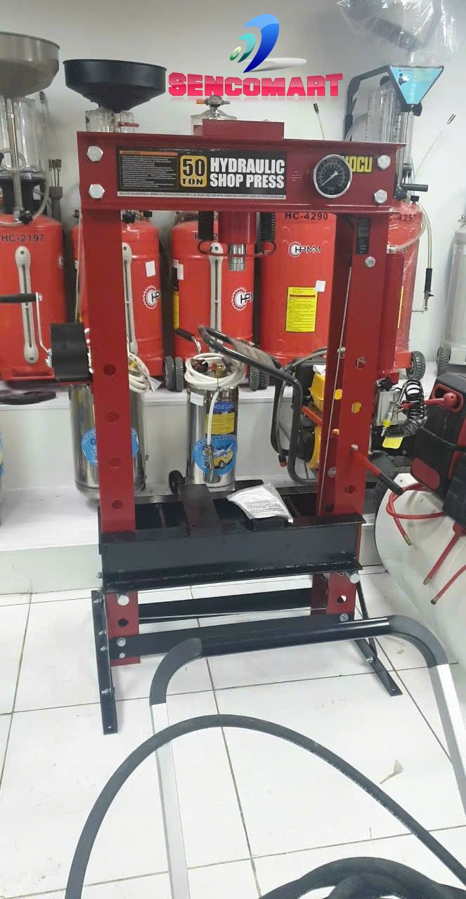 Máy ép thủy lực dùng tay 20 tấn TY120001 có đồng hồ đo