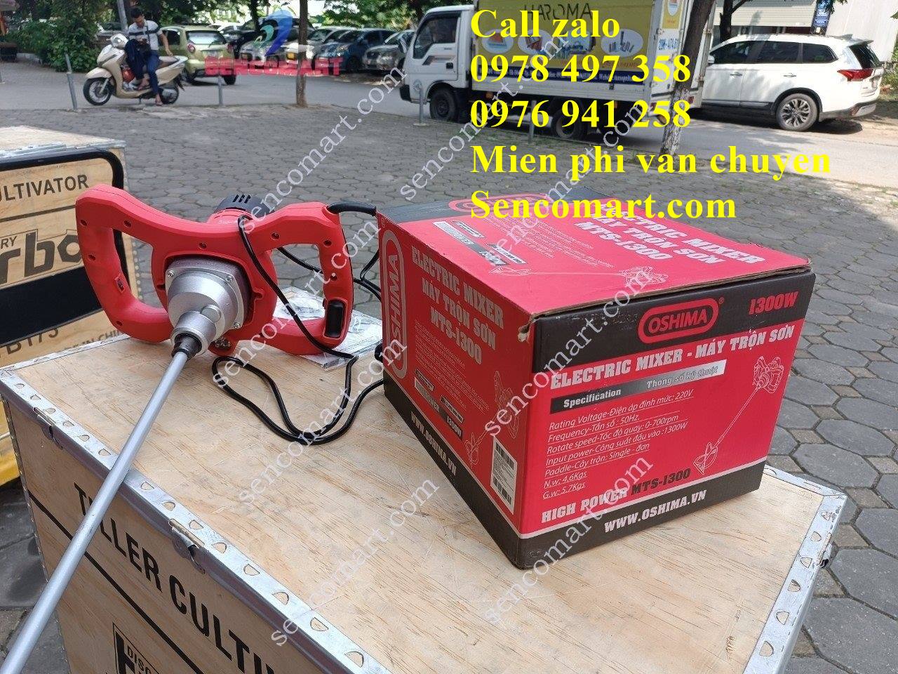 Máy đánh trộn sơn cho đều siêu tốc Oshima 130