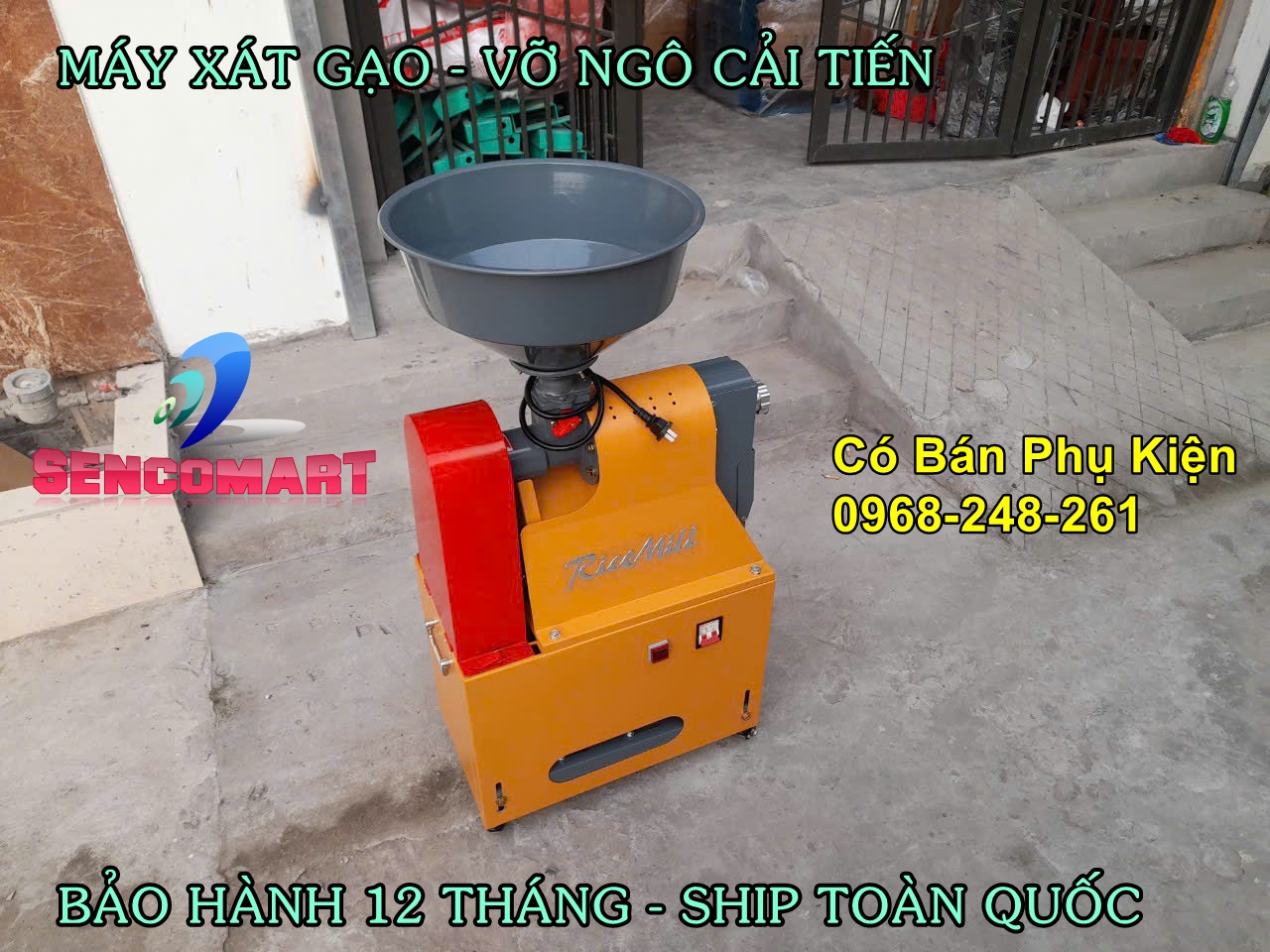 Máy Xát Gạo Liên Hoàn Đa Năng