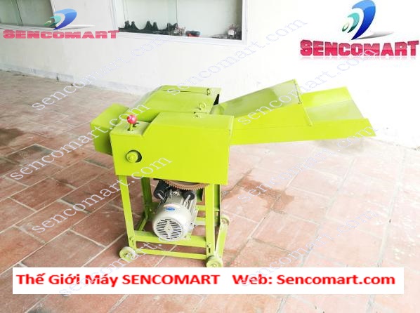 Máy băm rơm làm nấm, băm cỏ làm thức ăn cho vật nuôi đa năng giá rẻ  Sencomart