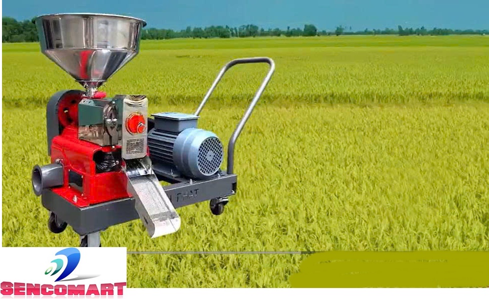 Máy xát gạo gia đình TF 15CT PRO có tay đẩy tiện dụng