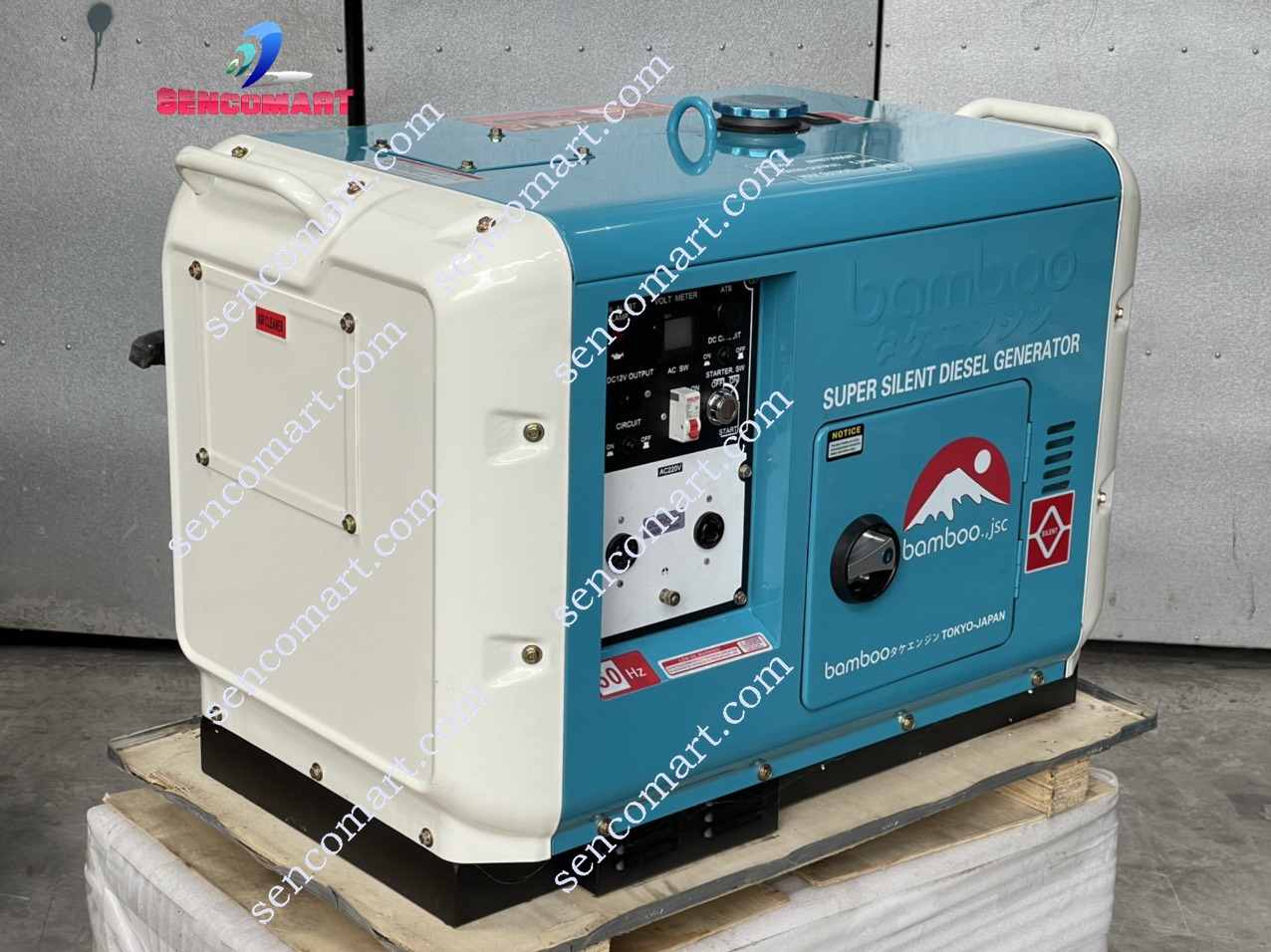 Máy phát điện chạy dầu Bamboo BmB 8500DET công suất 8kw